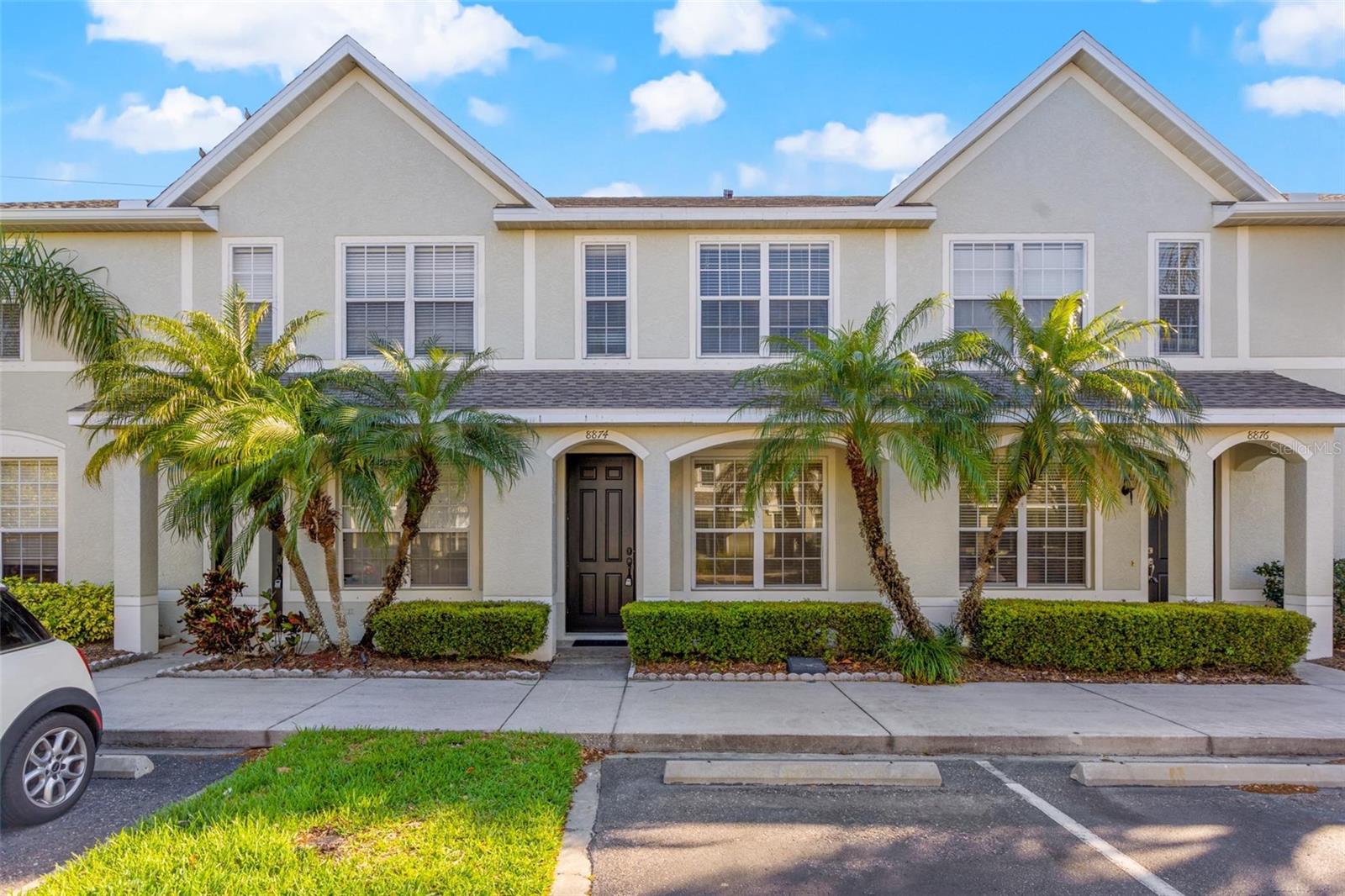 WELCOME HOME to this bright and spacious 2BD/2.5BA townhome in Seminole Palms at Largo! This move-in-ready townhome offers 1,205 sqft with an open floor plan, office/den, updated kitchen, half bath downstairs, and two spacious bedrooms upstairs, each with its own en-suite bath and walk-in closet. Recent updates include fresh paint, flooring, doors, trim and a newer washer and dryer.  Enjoy a private rear patio, community pool and low-maintenance living with HOA fees covering water, sewer, trash, exterior/grounds and pool maintenance.  Centrally located near Eagle Lake Park, Largo Central Park, shopping, restaurants, airports and just 10-15 minutes from the BEACH! Perfect as a primary residence, Florida getaway or investment property (current tenants are paying $2,400/month). Schedule your showing today!
