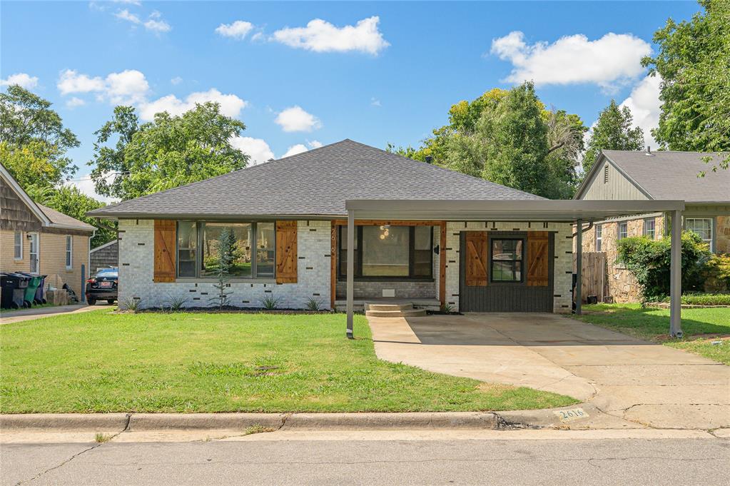 Don't miss this beautifully updated 4-bedroom, 2-bath home offering 1,601 sq. ft. of living space on an oversized lot in a convenient location. This move-in-ready home features a new roof, new carport, fresh landscaping, updated kitchen and bathrooms, updated hardware, hardwood floors, and ceramic tile throughout. The remodeled kitchen is both stylish and functional, complete with a custom built-in dining table and bench, creating the perfect gathering space for family meals and entertaining. Outside, the expansive backyard provides endless possibilities with two storage sheds for tools, hobbies, or additional storage. With its spacious layout, modern updates, and oversized lot, this home offers the perfect blend of comfort, functionality, and value for families, first-time buyers, or anyone looking for extra space both inside and out.