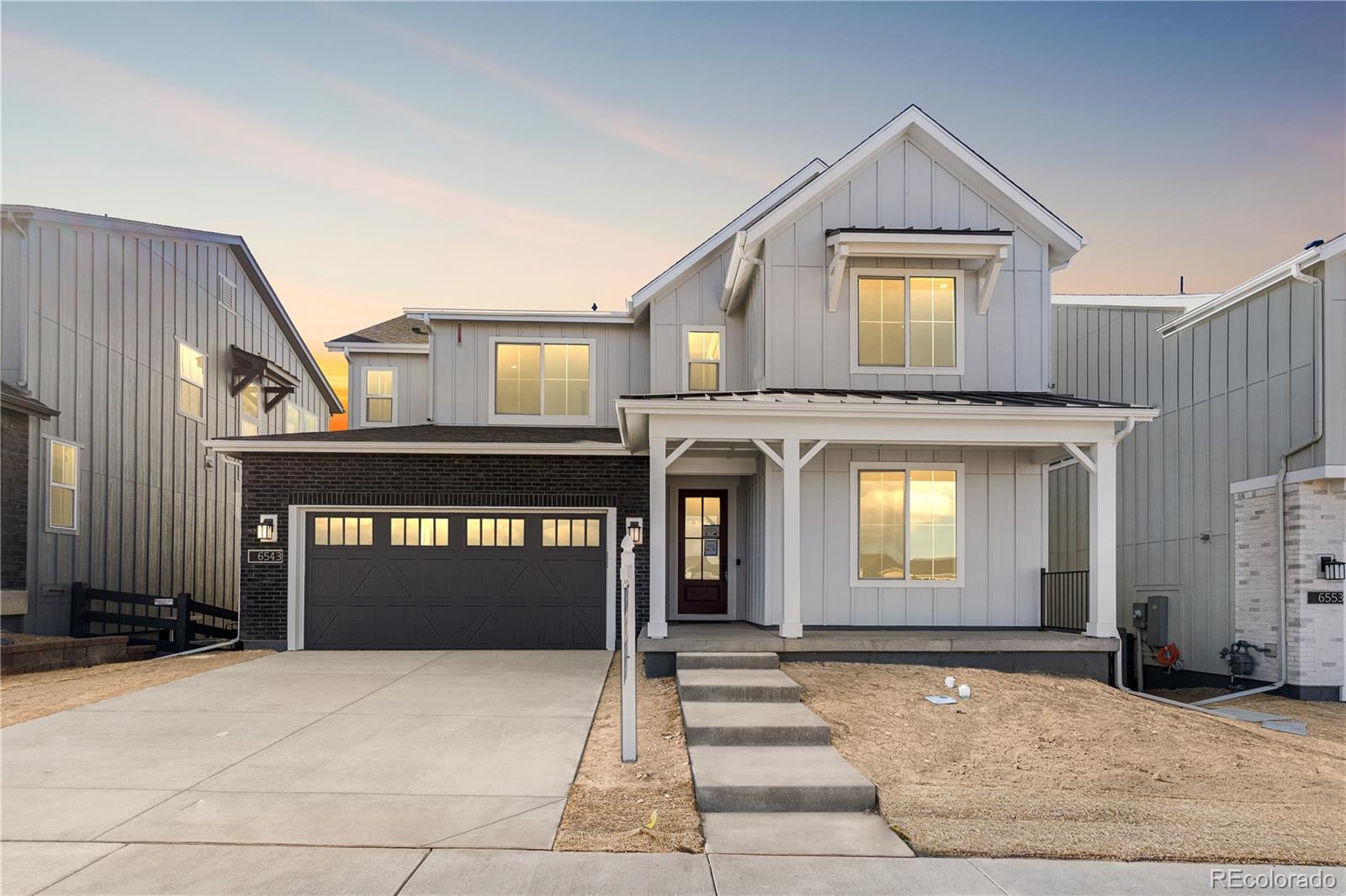 Gorgeous two story home with walk out basement backing to open space in The Canyons.  This home features 5 bedrooms, 4.5 bathrooms, study with barn door, loft, fireplaces in great room and dining, covered deck and finished 2-bay  garage with storage.  Design finishes include Kentwood Bohemia engineered wood floors in Brushed Oak/White River, AZT/DT engineered stone counter tops in Hana Sky, and Yorktowne Henning cabinets in White Icing and French Roast.  Please contact community representative for complete details. The Canyons Metropolitan Districts provide various services to the property and in addition to the estimated taxes, a $30 per month operations fee is imposed.