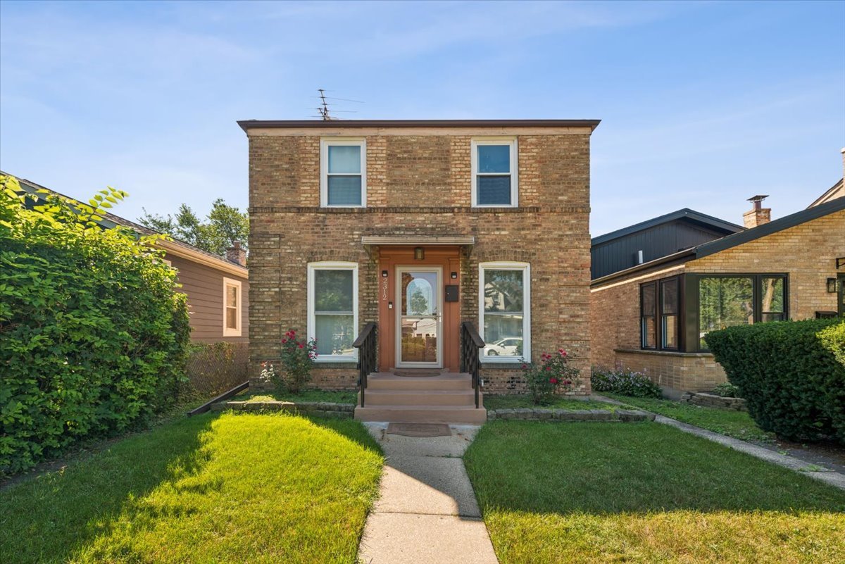 Classic Evanston Georgian with beautiful hardwood floors, newer windows, updated kitchen with quartz countertops and white Shaker cabinets (2022), newer main roof (2020), and newer addition roof (2022), newer hvac and all new electric panel. Three spacious bedrooms upstairs with updated bath, plus a partially finished basement offering flexible additional living space. A first floor den off the dining area adds versatility and openness, while the fenced backyard and 2-car garage complete the package. Ideally located near downtown Evanston, with easy access to I-94 and Old Orchard and the North Shore Channel.