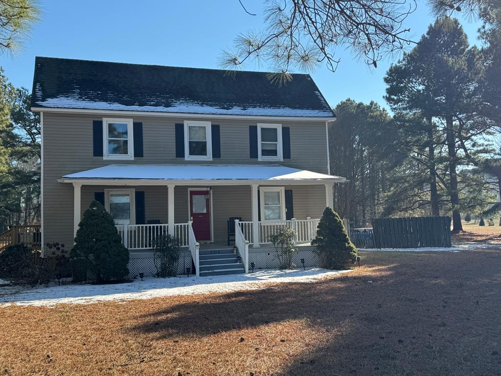 Unique farmhouse sitting on 5 acres.  Spacious kitchen with stainless steel appliances and quartz countertops.  Home has a easy flow which is great for entertaining.  A new deck and well were installed in 2024.