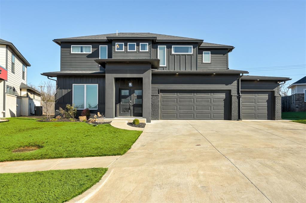 HAPPY NEW YEAR!!!!!  WHAT A WAY TO START THE NEW YEAR!!!!! THIS GORGEOUS 4 BED, 3.1 BATH, 3 CAR GARAGE HOME IS AMAZING WITH A COMFORTABLE FLOOR PLAN THAT HAS SO MANY "EXTRA" FEATURES. OPEN FLOOR PLAN CREATING THE PERFECT GATHERING SPOT FOR FAMILY & FRIENDS WITH ITS CENTER ISLAND, BREAKFAST BAR, AND THE ADJACENT SUNLIT BREAKFAST AREA OVERLOOKING THE OVERSIZED BACK YARD THAT BACKS UP TO THE GREENBELT & CHISHOLM CREEK. NEVER WORRY ABOUT BACK YARD NEIGHBORS. PLENTY OF ROOM TO CREATE THE OASIS OF YOUR DREAMS. WHITE SUBWAY TILE BEHIND THE GAS RANGE TO THE CEILING. BEAUTIFUL WOOD TILE FLOORING IN THE MAIN LIVING, AND KITCHEN AREA. A LINEAR FIREPLACE IN THE MAIN LIVING ROOM TO CREATE THE PERFECT WARM AND COZY AMBIENCE FOR COLD WINTER NIGHTS & BEAUTIFUL DECORATIVE ACCENT WALL. PRIMARY SUITE FEATURES BATHROOM WITH A FREESTANDING TUB, LARGE TILE SHOWER WITH RAIN HEAD & A LG WALK-IN CLOSET. EXTERIOR IS MADE UP OF JAMES HARDIE FIBER  CEMENT SIDING - A LOW MAINTENANCE PRODUCT THAT DOES NOT CONTAIN WOOD. LOW E WINDOWS, TANKLESS WATER HEATER & ENERGY STAR RATED HVAC ARE AMONG THE HOMES "GREEN" FEATURES. THE UPSTAIRS HAS 3 BEDROOMS AND A BONUS/LIVING AREA FLEX SPACE TO CREATE THE LIVING ENVIRONMENT OF YOUR CHOOSING. DON'T WAIT AND MISS OUT ON YOUR OPPORTUNITY TO LIVE IN THE AMAZING "CHISHOLM CREEK FARMS" NEIGHBORHOOD!!!!! CLOSE TO HIGHWAYS, RESTAURANTS, ENTERTAINMENT, SHOPPING, CHURCHES AND MORE!!!! SCHEDULE YOUR APPOINTMENT TODAY!