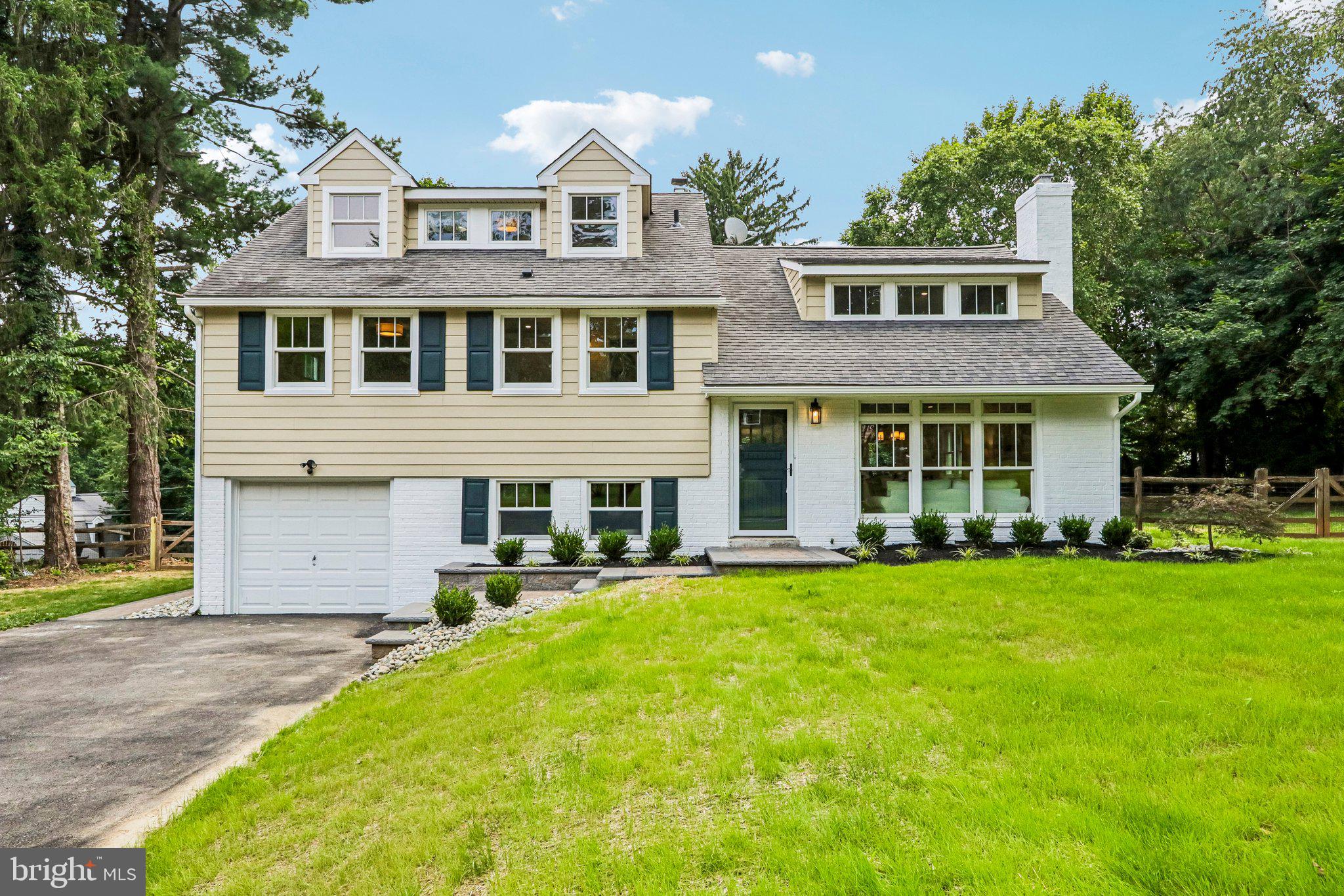 Welcome to 437 Maynard Drive, a gorgeous, newly renovated split level home in the award-winning Tredyffrin/Easttown School District. Thoughtfully designed across 3.5 levels, this charming Wayne home offers timeless character in an unbeatable location. The main level features hardwood flooring that extends throughout the home, an open living room with wood burning fireplace, a bright dining area with sliders to the rear deck, and an updated kitchen with white shaker cabinetry, quartz counters, peninsula seating, and stainless steel appliances. Upstairs, the second level offers three generously sized bedrooms- one with a private bathroom and two that share an updated hall bathroom. The third floor provides a private bedroom that's perfect for guests, a home office, or a playroom while the fourth level is dedicated to a spacious primary suite complete with a walk-in closet with built-in shelving system, an ensuite bath, and conveniently located laundry. The lower level expands the home's versatility with a large family room, mudroom with built-in cubbies and washer/dryer hookup, garage access, and a powder room. Enjoy the best of the Main Line with easy access to the Paoli train station, downtown Wayne and King of Prussia with their top-rated shopping and dining experiences, and close to many highly acclaimed private academies. Call today for more information; this home is not to be missed!