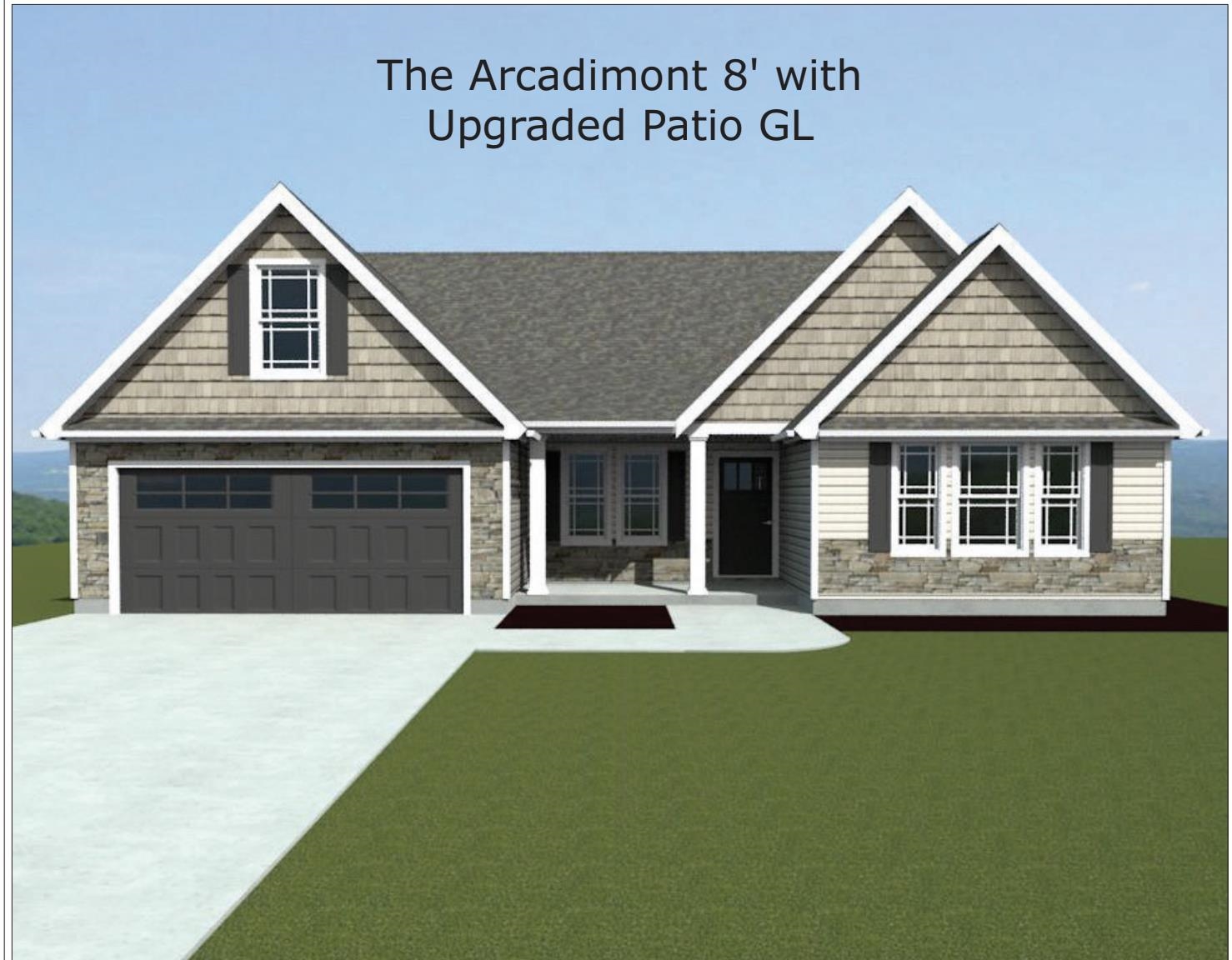 The Arcadimont floor plan is an open concept home featuring 3 bedrooms, 2.5 bathrooms, office/study! Walk-in pantry, and large kitchen with an island and nook. Quartz counters throughout. Standard features in this home include stone exterior & architectural shingles, 10-foot ceilings in LR, crown molding with rope lighting in the primary bedroom and living room. Partially covered patio! Color options available depending on stage of construction. Incentives available when using a Preferred Lender & Attorney Lot 68