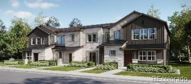 ****Contact builder today about Special Financing for this home - terms and conditions apply**Anticipated completion June 2026!! Low maintenance living in the gorgeous new Sterling Ranch community. Just lock up and go. This brand new 2-story townhome in a 4-plex features 2 bedrooms, 2.5 baths, great room, kitchen, upper laundry, loft,  2 car attached garage (rear alley entry) and conditioned crawl space. Gorgeous finishes and upgrades throughout including, slab quartz counters, luxury vinyl plank flooring, stainless steel appliances, solar and more. The builder provides the latest in energy efficiency and state of the art technology with several fabulous floorplans to choose from. Energy efficiency, and technology/connectivity seamlessly blended with luxury to make your new house a home. Sterling Ranch offers several fabulous plans to choose from.   Photos are model only and subject to change.