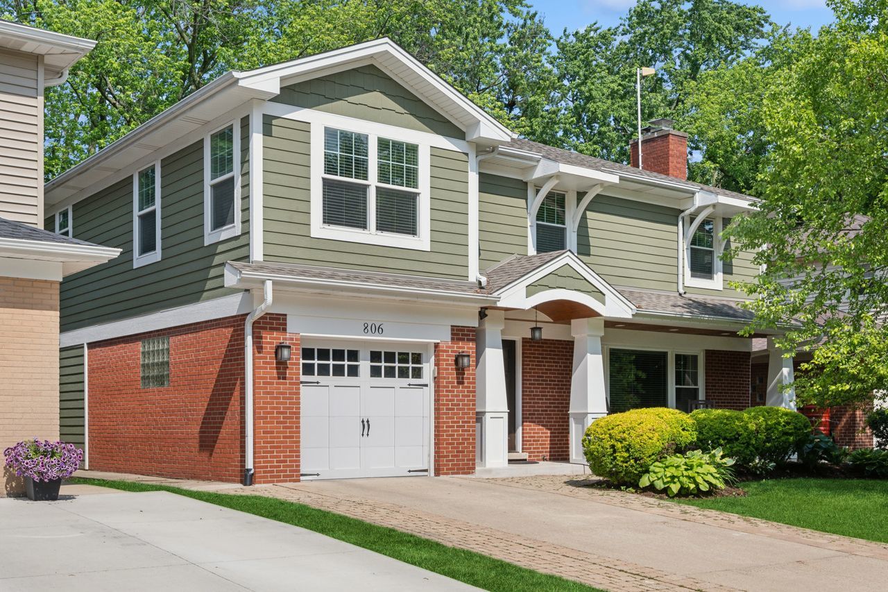 This beautifully maintained and updated 4 Bedroom, 2 1/2 Baths home near Pioneer Park offers an abundance of space and comfort. This property was fully renovated and redesigned in 2015-2016. At that time new expansions were added to the front, 2nd floor, and rear of the home. The renovation included front porch w/columns, new windows, electrical, HVAC, hot water heater (all high efficiency), brick pavers patio in the back, new insulation and siding and a new roof. Home is freshly painted, and offers spacious kitchen equipped with stainless steel appliances, elegant granite counters, and great size living room with built-ins by the fireplace. All 4 bedrooms are spacious, with the primary suite featuring a walk-in closet and a modern bathroom completed with heated floors and an oversized shower. Enjoy the bright and airy sun room and paved patio overlooking a spacious backyard perfect for relaxing or entertaining. The home also includes an attached one car garage, and newly FINISHED basement featuring a spacious Family Room and great utility areas. Conveniently located just blocks from downtown Arlington Heights, Metra Train service and wonderful shopping, restaurants and entertainment! Close to one of Arlington Heights largest Park District facilities with swimming, tennis, basketball, baseball, and more! Welcome home!