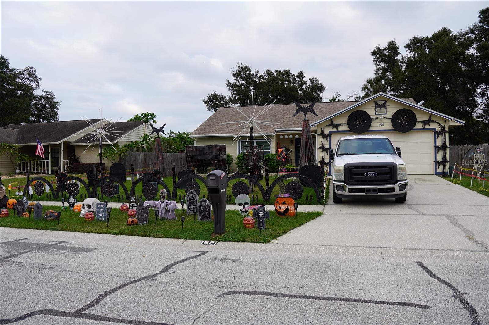 Halloween-Ready Home with Modern Upgrades & Prime Location!

Step into this 3-bedroom, 2-bathroom gem in the heart of Lakeview Village, where comfort meets convenience. This home boasts an open-concept layout, new windows (spring 2025), and brand-new siding (spring 2025), ensuring a fresh and inviting atmosphere. The back lanai is fully enclosed, featuring its own A/C unit, ceiling fan, retractable screens, and wind-resistant Pro Sunroom windows (installed June 2006)—perfect for enjoying Florida's weather year-round.

Recent updates include a new roof (Southern Pro, January 2022) and updated interior & exterior A/C units (July 2021), providing peace of mind for years to come. The spacious kitchen offers ample room for customization to suit your personal style. A custom pantry was built in front of the washer (washer hookup next to kitchen, dryer hookup in garage), offering flexibility for your laundry setup. The sellers will be installing a dishwasher before closing, making this home truly move-in ready.

Located just minutes from Brandon High School, McLane Middle School, and Limona Elementary School, this home is ideal for families seeking quality education options. Enjoy the convenience of nearby shopping at Brandon Exchange, Regency Square, and Westfield Brandon Mall, offering a variety of retail and dining choices. For dining out, explore local favorites like Stein & Vine, Kanji Sushi & Ramen, and Glory Days Grill, all within close proximity.

Priced at $420,000, this home offers exceptional value in a sought-after neighborhood. Don't miss the opportunity to make it yours!