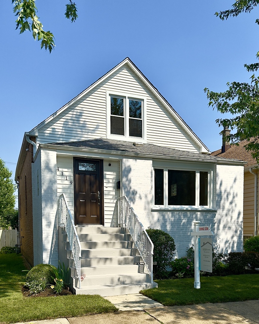 Welcome to this fully renovated dream home in the heart of Portage Park! Completely redesigned from top to bottom in 2025, this stunning 3 bedroom, 3 bathroom residence is nestled on a quiet, tree-lined street within the sought-after Taft School District and offers beautifully finished living space throughout. Step inside to a bright, open layout that perfectly blends comfort and functionality. The main level features a show-stopping chef's kitchen with sleek, two-toned maple cabinetry, quartz countertops, a modern tile backsplash, and brand-new stainless steel appliances-including a stylish range hood. Brushed gold hardware adds a warm, elegant touch. Just off the kitchen, a functional mudroom keeps life organized and provides easy access to the backyard. The open-concept floor plan flows effortlessly into spacious living and dining areas. Also on the main floor is a beautiful new full bath and a versatile bedroom with a true walk-in closet-perfect as a guest suite, home office, or flex space. Upstairs, you'll find two spacious bedrooms that share a full bath and offer generous closet space. The fully finished basement adds even more possibilities, featuring a separate entrance, full bathroom, laundry area, and a cozy family room that could double as a 4th bedroom, playroom, workout space, or home office. This beautifully updated home also features all-new electrical and plumbing, energy-efficient spray foam insulation throughout, brand-new windows, and an upgraded oversized copper city water supply line. Step outside to your professionally landscaped oasis, bursting with perennial blooms, and enjoy the convenience of a detached two car garage. Perfectly situated between Portage Park and Jefferson Park, this location offers unbeatable access to top-rated restaurants, local shops, beautiful parks, and excellent transit. You're just minutes from the Kennedy Expressway (I-90/94), O'Hare Airport, the CTA Blue Line, Jefferson Park Metra, and neighborhood favorites like the historic Patio Theater, Portage Park's pool, seasonal farmers market, and vibrant rec programs. A short drive brings you to Harlem & Irving Plaza for even more shopping and dining. Nearby schools include Taft High School, Smyser Elementary, St. Robert Bellarmine, and Wright College. Don't miss your chance to make this home yours!
