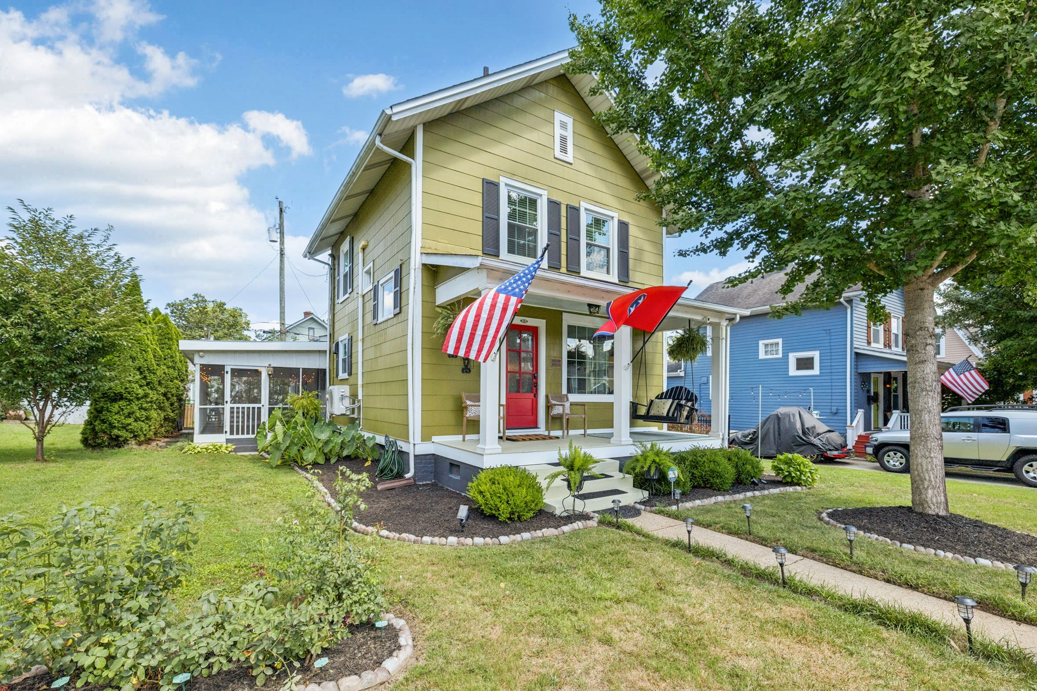 Charming 3 bedroom, 1.5 bath Haskell-style home for rent in Historic Old Hickory Village!
This home has been beautifully maintained with over $50,000 in updates, including:
New windows (2022)
Stylish bathroom remodel (2020)
Updated upstairs plumbing & newer dishwasher
Roof & hot water heater approx. 5 years old
Brand new hardwood floors upstairs
Step inside and you'll find a warm, family-friendly layout with a built-in nursery featuring a custom bookshelf which is perfect for a little one.
The home is unfurnished and best suited for a small family looking for comfort, charm, and convenience.
Outside, enjoy a stamped concrete patio, astroturf lawn, and sleek black aluminum fence which is great for playtime, entertaining, or relaxing with low maintenance.
Walk to Dose Coffee, Old Hickory Lake, and the soon-to-open $20M community center, all just steps away. 3 Bedrooms | 1.5 Bathrooms | Historic Old Hickory Village
Message for rent details and to schedule a showing!
Renter is responsible for water, gas & electricity bills. Last months rent is due at signing. Non smoker home.