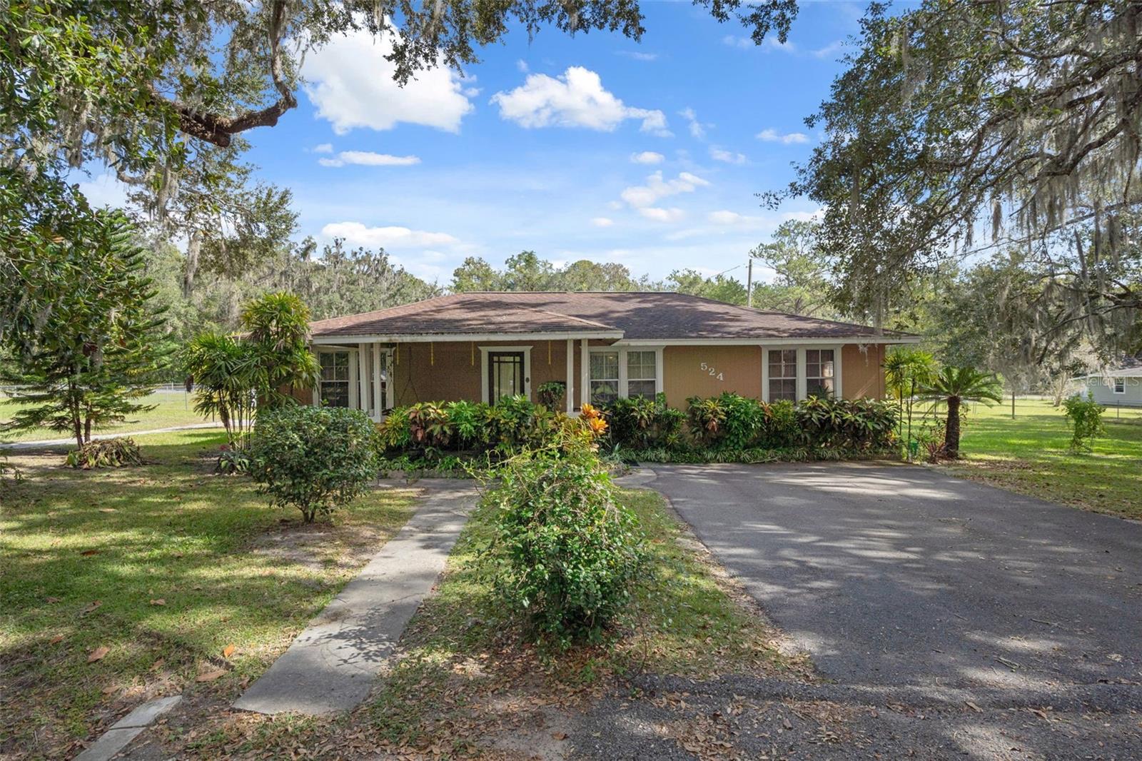 Opportunity knocks in Brooksville! Looking for your next flip? Set on a spacious .7-acre 5 lot acreage with no deed restrictions, this 3-bedroom, 2-bath home is ready for your vision and creativity. Such a beautiful setting with 5 total lots. 2 lot sizes are .14/6100sf, house is on .42 acre/18,300 sf. Whether you’re an investor, flipper, or homeowner looking for a project with big potential, this property offers endless possibilities—remodel the existing home, expand, or even build one or two additional homes, a workshop, or garage. Updates include a 2014 roof and 2017 electrical upgrade.  Hard wood floors exist under the living room carpets-it was painted brown.  May be salvagable. Just outside Brooksville’s charming historic district—enjoy weekend farmers markets, parades, local dining, and small-town charm—all with easy access to I-75 and the Suncoast Parkway (589) and only about 50 minutes to Tampa International Airport. Bring your tools and imagination—this is the perfect canvas to create your dream or next investment! No repairs will be made. Property is sold as is. Cash or Rehab loan friendly. No wholesale offers, please.