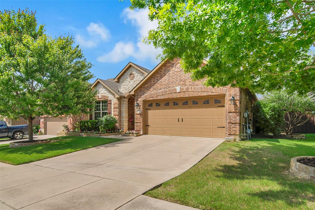 Nestled in the highly sought-after and established Silver Oak Estates, this beautifully maintained 3 bedroom, 2 bath home with a private office offers the perfect blend of charm, functionality, and outdoor luxury. This home is special as it is on a quiet and private street and also features a bonus side yard with lush landscaping and mature trees. Step inside to an inviting open layout with soaring 10 foot ceilings and beautiful wood flooring throughout. The spacious office features lovely glass double doors and is perfect for someone who works from home. This home features two dining areas, one for formal dining and a separate breakfast area. At the heart of the home is the kitchen featuring gleaming granite countertops, a gas cooktop, stainless steel appliances and a center island perfect for prepping meals. This kitchen is both functional and fabulous. The living room is cozy and features an upgraded floor to ceiling stone fireplace with gas logs. The primary suite is oversized and also features a 10 x 10 sitting area that could be used to set up a home gym, a second office, or even a nursery! The real showstopper is out back where your private outdoor oasis awaits. Enjoy Texas summers with a sparkling pool, relaxing spa, and a beautiful pergola with a built in outdoor kitchen ideal for outdoor dining, unwinding with a book, or hosting weekend BBQs. The backyard has a beautiful stone walkway leading to the side yard and outdoor shed. Whether you are soaking in the spa or lounging poolside with family and friends, this backyard is a true retreat. Located minutes from top-rated McKinney ISD schools and endless shopping and dining options. This location is perfectly situated in between 380, 121, and Highway 75. Homes in this neighborhood do not come up for sale often so do not miss your chance to own this meticulously maintained and truly special home.