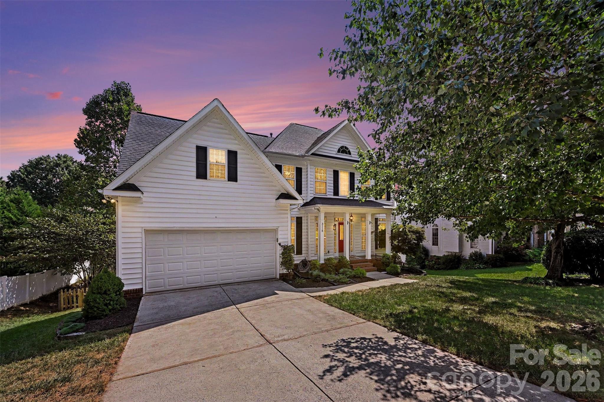 Meticulously maintained 4-bedroom home with 3 full baths and a 2-car garage in the Regent Park area of Fort Mill.  1 bedroom on the main level with a Jack-and-Jill entrance to a full bath.  Perfect for guests or multigenerational living.  Traditional floor plan with a formal dining room, front sitting room, or office, whichever suits your work/ lifestyle. Kitchen with stainless appliances and Corian countertops. New LVP on the main flooring. Primary bedroom and 2 additional bedrooms upstairs, along with a great bonus room for entertaining. storage etc.  Beautiful tray ceilings in the primary bedroom. The primary bathroom has a garden tub, a glassed shower, and a large walk-in closet. 3rd and 4th bedrooms are a very good size.  Great deck with a pergola overlooking the gorgeous landscaping and a mature, fully fenced backyard.  Small fire pit and natural area in the backyard for late-night get-togethers.  Under the deck patio for a grill setup or patio furniture.  The crawl space has a work area set up with a garage door entry for your lawn mowers, yard tools, or outdoor furniture storage.  The neighborhood has an outdoor pool, tennis courts, and a playground. This home is move-in ready.