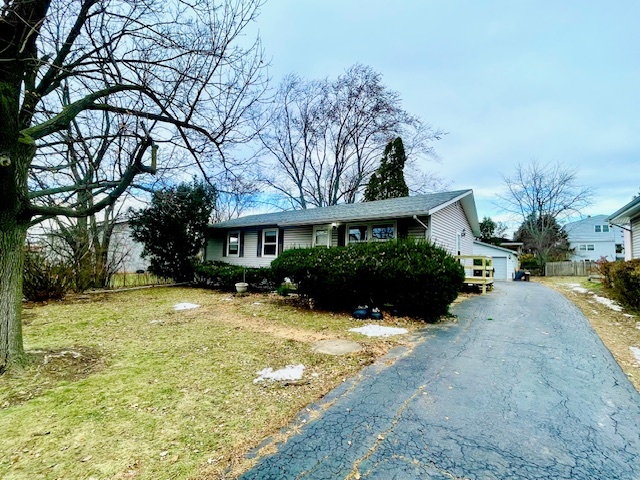 Opportunity knocks! This well-loved ranch home is the perfect chance to create instant equity with just a bit of vision and TLC. Cherished over the years and built with solid, dependable bones, this 4 bedroom, 1 bath home offers an incredible foundation for updates, improvements, or a full transformation tailored to your style. Step inside to a cozy living room and an inviting eat-in kitchen, with a layout filled with warmth and potential. A FULL unfinished basement provides endless possibilities-finish it for extra living space or keep it as generous storage. The 2.5-car detached garage offers even more flexibility for vehicles, hobbies, or workshop needs. Located just 1 block from Jewel grocery store and a selection of stores & restaurants, Lake Zurich Paulus Park, Breezewald Park and the Lake Zurich Promenade, you'll enjoy the convenience of everyday essentials and the charm of lakeside recreation right nearby. Important updates have already been taken care of, including a 2019 furnace and A/C, a 2015 roof, and a newer hot water heater-giving you a head start on your renovation plans. This is a rare chance to invest in a beloved home with limitless potential in a desirable location. Bring your ideas and imagination-your future dream home awaits.  PROPERTY IS SOLD AS-IS, WHERE-AS.
