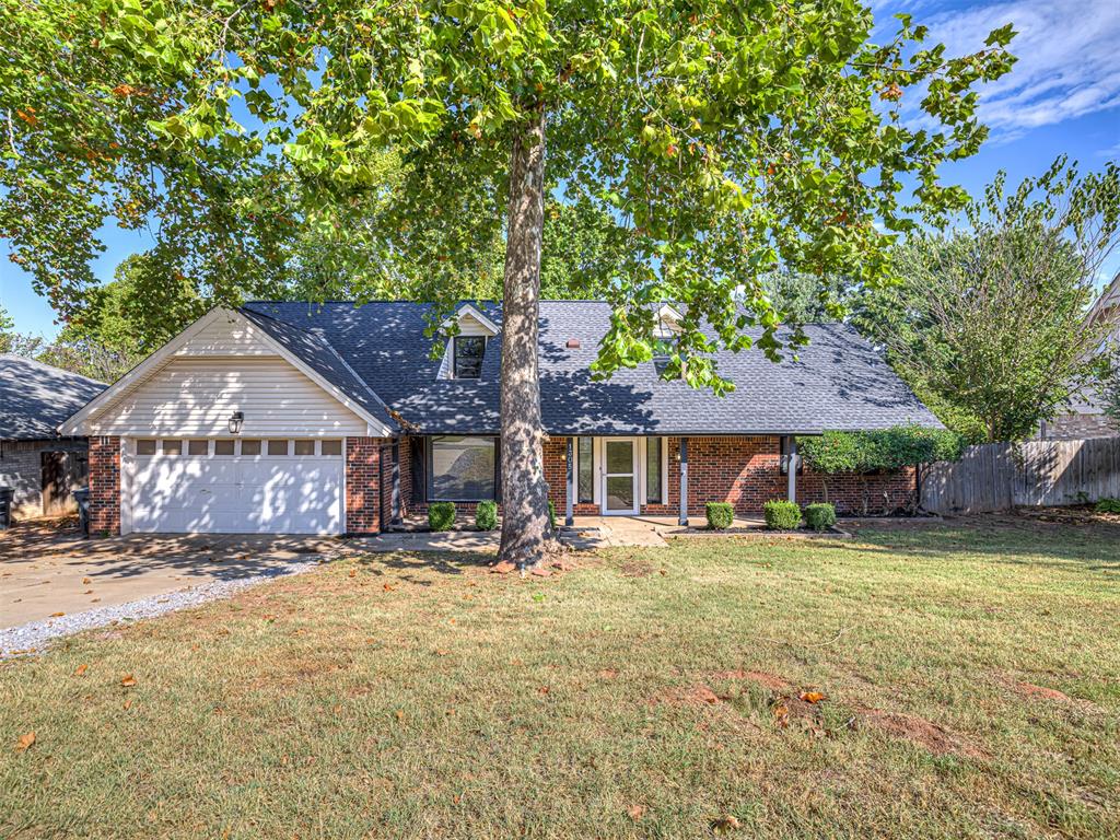 Welcome to 1305 Cedar Ridge Road. This 4 bed/ 2.5 bathroom home is located in the beautiful Cedar Ridge Neighborhood in Edmond. A fully covered front porch welcomes you into spacious living areas. Modern LVP flooring was installed in the living areas and kitchen with lighting in 2023 and a fresh coat of interior paint in 2025. The large living area is perfect for the family and entertaining with a dedicated dining room that could also be used as a study/ office. The kitchen cabinets have been freshly painted with a granite countertop installed to add countertop space and easy meal prep station.  The primary bedroom is located on the first floor with its own private primary bathroom. There are 3 guest rooms upstairs with a full bathroom located at the end of the hallway. Two walk-in attic spaces upstairs for easy storage access. This home sits on a large 0.25-acre lot nestled between the large mature trees for shade and privacy. The backyard has a patio for entertaining and hosting family, friends and barbecues. Two new AC units were installed in 2023. Make this home yours today!