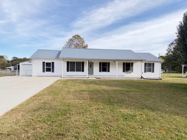 A PLACE TO CALL HOME!! Nestled in a peaceful neighborhood, this charming 3 bdr, 2.5 bath home offers the perfect blend of comfort and practicality. The living room offers a great spot for relaxing with family. A separate den provides a cozy retreat that can easily serve as a home office, hobby room etc. Primary suite is spacious and has its own full bath and a large walk-in closet. Step outside to enjoy a fenced backyard that's ideal for pets, play, or peaceful evenings under the stars. The detached garage offers additional storage and workspace, and the tornado shelter provides added safety and peace of mind. This home has everything you need to live comfortability and create lasting memories.