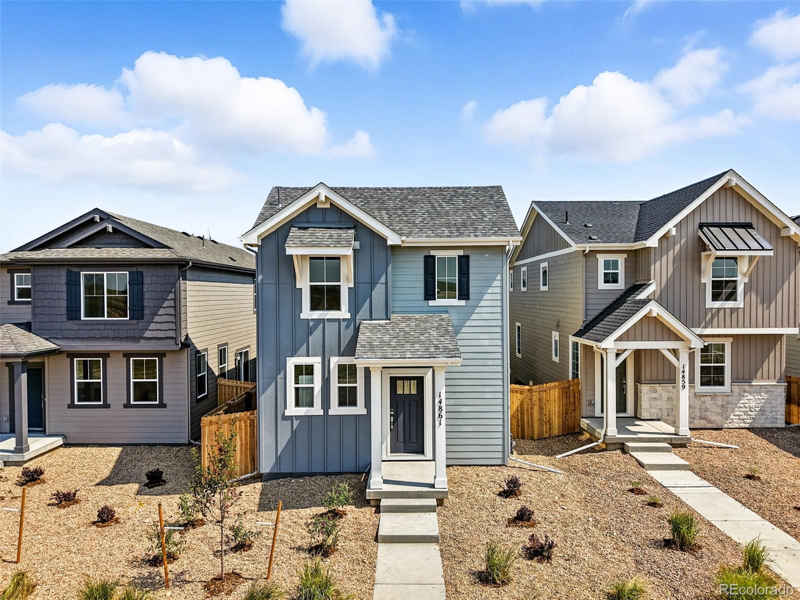 New Construction – Ready Now! Built by America’s Most Trusted Homebuilder. Welcome to the Stella at 14861 Arbor Blvd West at Parterre—a cheerful and flexible home designed for everyday comfort. Just off the airy two-story foyer, a private flex room offers space for working, crafting, or quiet moments. The open kitchen flows into a welcoming dining area and cozy great room, with access to a charming patio—perfect for morning coffee or evening chats. Upstairs, sunlight fills the hallway leading to three bedrooms, a full bath with dual sinks, and a convenient laundry room. At the end of the hall, the spacious primary suite offers a peaceful retreat with the privacy you deserve. Parterre is a thoughtfully planned community in Thornton, CO. Garden North is the first of five unique villages, featuring single-family homes with optional basements, gas-ready utilities, and low-maintenance living. Planned amenities include a rec center with pool, pickleball courts, playgrounds, 22 pocket parks, and trails connecting to the Todd Creek system. Enjoy easy access to I-25, E-470, Denver Premium Outlets, and the South Platte River. Thornton offers 140+ miles of trails and 2,500 acres of open space to explore. Additional highlights added include: additional sink at bath 2. MLS#8956084