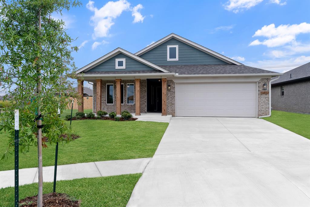 Price Reduced: 4-Bedroom Home with Extended Patio and Upgrades
This gorgeous 4-bedroom home combines functionality, comfort, and timeless design. The open living area is perfect for gatherings, with hard surface flooring that flows seamlessly through the main spaces. A bright kitchen features quartz countertops, a gas range, and a pantry to keep everything organized. Ceiling fans in every bedroom add year-round comfort, while the primary suite, tucked at the front of the home, includes a quartz vanity, tiled shower, and spacious walk-in closet. Outdoor living is elevated with an extended patio and upgraded landscaping.

Energy efficiency is built in, too, with our partnership with the Environments for Living program. Your heating and cooling usage is guaranteed, helping you save money year after year while still enjoying natural light and design. With our limited-time Your Way* incentive, you can personalize upgrades that matter most, like adding a storm shelter for peace of mind in Oklahoma weather.

Native Plains provides a quiet country ambiance with walking trails, a dock for fishing at the stocked pond, and a distinctive playground. Conveniently situated near I-35, it offers quick access to downtown Oklahoma City, making it an ideal blend of tranquility and accessibility.

Included features: 
* One-year builder warranty
* Two-year systems warranty
* 10-year structural warranty
* Certified energy advantage guarantee 
* Fully landscaped front & backyard 
* Fully fenced backyard

The floor plan and description may differ slightly from the completed home.