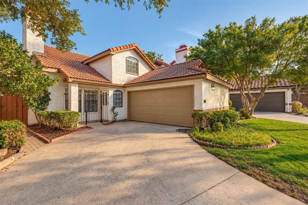 Welcome to 4335 S Capistrano Drive in North Dallas’ Parkway Village community! This inviting three-bedroom, two-bath home features vaulted ceilings, abundant natural light, and a versatile upstairs loft ideal for a second living area, home office, or creative space. The kitchen offers granite countertops, 42-inch cabinets, and an undermount sink, while a wood-burning fireplace adds warmth to the living area. The primary bath features a separate shower and soaking tub. Enjoy a private outdoor courtyard and landscaped backyard, plus community amenities including a pool, tennis courts, fitness center, and clubhouse. HOA-maintained front yard adds everyday convenience. Located in Plano ISD with easy access to Dallas North Tollway, shopping, and dining.