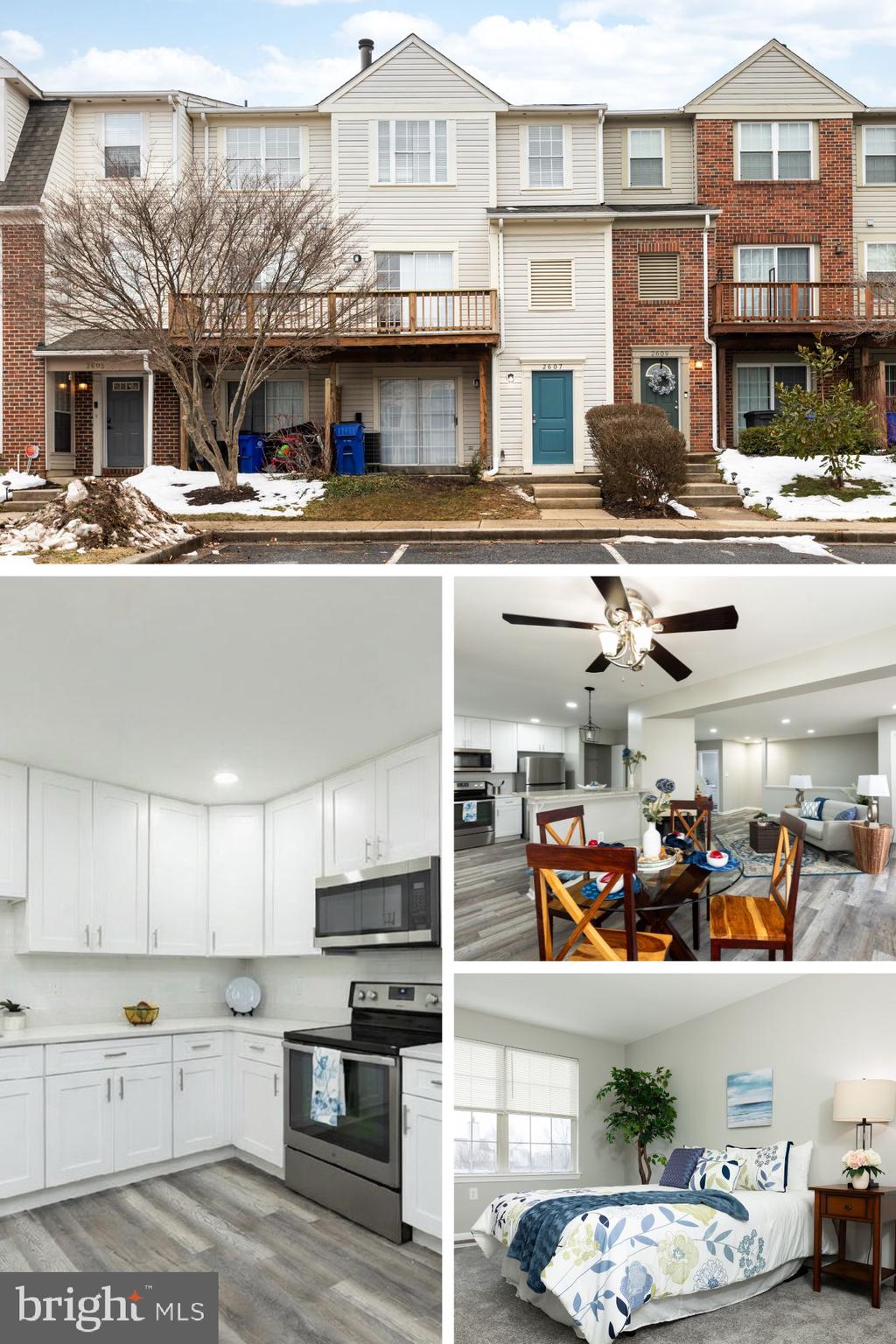 Welcome to this stunning, fully renovated three-level, 3-bedroom townhome with 2 full baths and 2 half baths—a rare find in the highly desirable Braemar Community!Ideally located just minutes from grocery stores, restaurants, and the North Frederick Park & Ride, this home offers exceptional convenience for commuters and everyday living.The lower level features a newly renovated half bath and a versatile sitting area or TV room—perfect for relaxing or creating a private retreat. The main level showcases luxury vinyl plank flooring, fresh paint, a bright open-concept living space, a cozy fireplace, and a beautifully updated half bath. The fully renovated kitchen is a showstopper, complete with brand-new cabinetry, quartz countertops, stainless steel appliances, and a spacious eat-in area or breakfast nook. Step directly from the kitchen onto a large deck—ideal for family gatherings and entertaining.Upstairs, you’ll find three freshly painted bedrooms with brand-new carpet and two fully renovated bathrooms designed with modern finishes and style.For outdoor enthusiasts, enjoy kayaking or canoeing on the nearby Monocacy River and walking or hiking at local parks. The community also offers a pool and playground for added enjoyment.This move-in-ready gem combines modern comfort with elegant upgrades throughout—all in an unbeatable location. Don’t miss this exceptional opportunity!