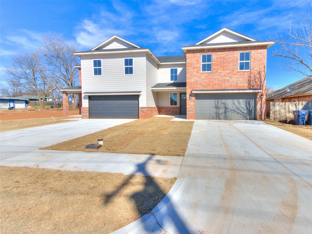 Exceptional opportunity to own a thoughtfully designed two-story home in a growing, welcoming neighborhood.1,904 square feet of well-planned living space, featuring 3 bedrooms, 2.5 bathrooms, and an attached two-car garage. What truly sets this property apart from any other duplexes is its unique layout, which is minimal adjoining wall shared between each unit, and maximizing privacy.Secondary bedrooms are located upstairs, with a full bathroom. The primary suite is strategically positioned on its own private wing, thoughtfully separated from the living areas for added comfort and tranquility. The primary suite includes a spacious walk-in closet and a well-appointed bathroom featuring dual vanities, his-and-hers sinks, and a walk-in shower. For added convenience, the laundry room is located next to the primary suite.The ground level offers an open floor plan, functional living space complete with a dining room,  a pocket office, a mud room and a powder room and abundant storage—including generous under-stair storage areas that maximize every square foot. Kitchen with up to ceiling cabinets, quartz countertops, good size island, stainless steel finished appliances, would give the new owner a good excuse to try different recipes or host family/friends get togethering events. Minutes away from state capital, OU medical center, Bricktown, down town, major highways, and fine dining. Home is equipped with wired security system, pre-piped for underground irrigation backflow preventer. Carpet, and staircase railing will be installed soon. Listing agent is related to the seller. Schedule your private showing today.