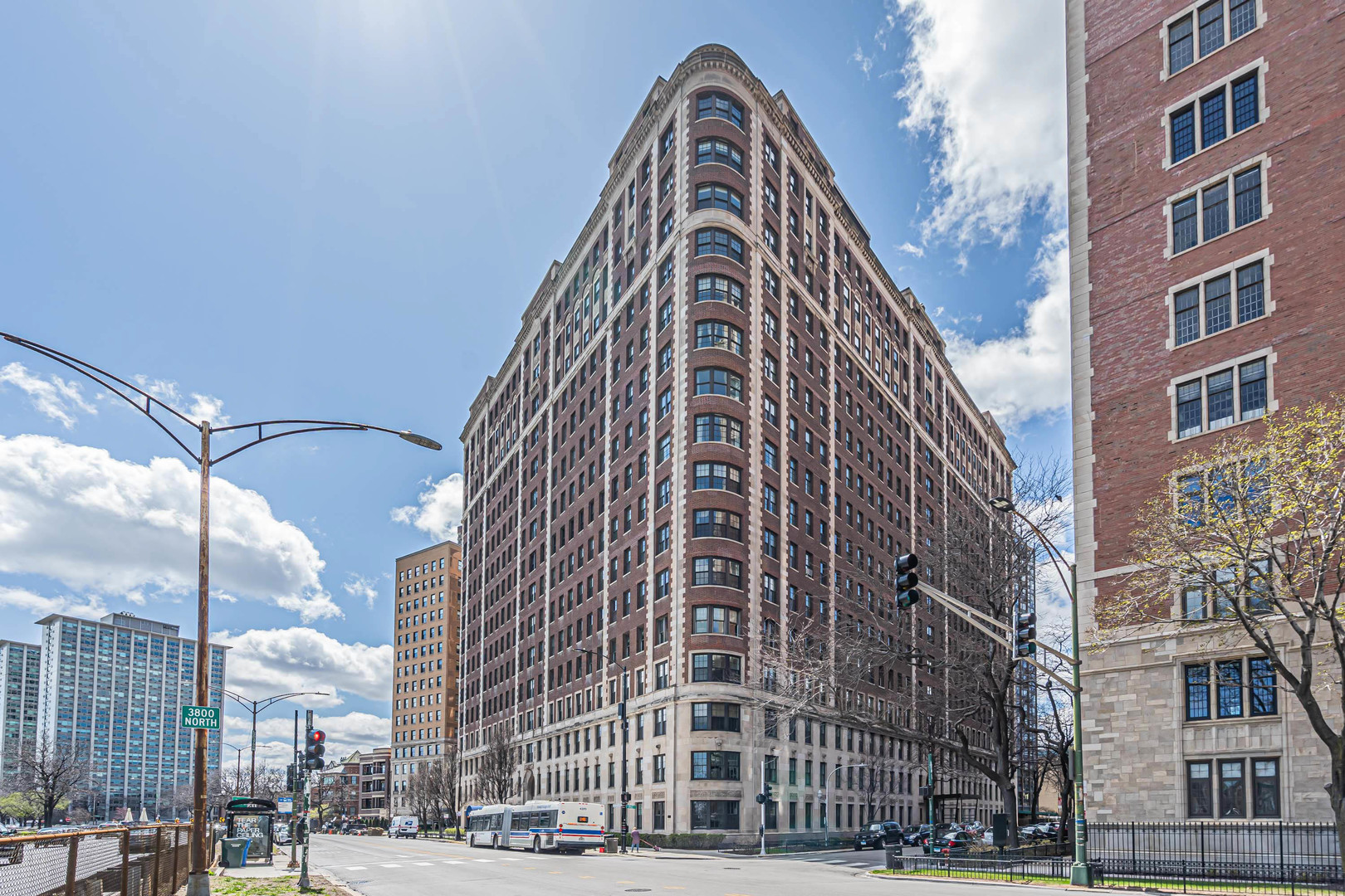 Welcome to this rare and beautifully remodeled C-unit in one of Chicago's most iconic 1920s vintage co-op buildings. Across the street frm Lake Michigan, Belmont and Montrose Harbors, tennis courts, a golf course, beach, playground, bird sanctuary, walking/biking paths and more.  Amazing views and location. This residence delivers the best of classic elegance and modern luxury. Over hundreds of thousands in high end renovations, this spacious 3 bedroom/3 bath unit offers the ideal blend of historic charm and updated functionality. A smart, split-bedroom floor plan provides privacy and flexibility, making it perfect for families, guests, or a home office set-up. Interior Highlights: Grand living and dining rooms with soaring ceilings, intricate moldings, a gas fireplace, and brand-new hardwood flooring throughout Chef's kitchen opened to the dining area for modern flow, featuring quartz countertops, stainless steel appliances, and all-new electrical and plumbing. 3 completely renovated bathrooms, each with luxurious finishes and Grohe shower systems. New lighting, select new windows, fresh paint, and all-new drywall or skim coating throughout. In-unit washer/dryer hookup with a credit offered to install it in your preferred location. 3rd bedroom is perfect for a home office, den, or guest suite. Building Amenities: 24-hour door staff, extensive fitness facilities, indoor atrium-style pool, sundeck, covered garden courtyard, bike room, kids' playroom, guest suite, and sauna. Optional $10/day parking, plus multiple nearby rental/purchase parking options. Easy street parking along Lake Shore Drive. Direct access to 2 bus stops.  Just minutes from Wrigleyville, restaurants, theaters, bars, and everything Lakeview has to offer. Enjoy added peace of mind with quick access to unit and exit points, offering an ideal layout for both convenience and emergency egress-while still located in a secure second-floor unit within a well-maintained building. This is a rare opportunity to own a fully renovated residence in one of Chicago's most well-appointed vintage co-ops. Rentals allowed after 2 years of ownership. Broker is an Illinois licensed agent with an interest in the property. Don't miss your chance, schedule your showing today! Optional parking garages all around,