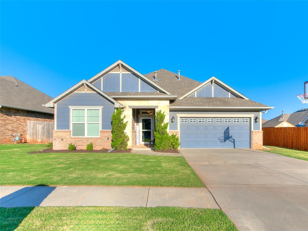 Welcome to your dream home in the desirable Sonoma Lakes neighborhood of Moore! This stunning 4-bedroom, 3-bathroom home offers a thoughtfully designed floor plan with an open-concept living area, perfect for entertaining. The spacious living room features a cozy gas fireplace and large windows that bring in abundant natural light.

The chef’s kitchen boasts granite countertops, a walk-in pantry, breakfast bar, stainless steel appliances, and custom cabinetry. The private master suite includes a luxurious en-suite bath with double vanities, a soaking tub, walk-in shower, and direct access to the oversized walk-in closet, which conveniently connects to the laundry room.

Two additional bedrooms and a full bath are located on the main level. Upstairs, enjoy a large bonus room, fourth bedroom, and a third full bath—ideal for guests, teens, or a second living area.

Enjoy evenings on the covered back patio with remote-controlled retractable screens, overlooking a spacious backyard with plenty of room for outdoor activities, including a fire pit. Additional features include a 2-car garage, in-ground storm shelter, sprinkler system, and security system.

Located in the highly sought-after Moore School District with easy access to shopping, dining, and major highways.

Don’t miss this beautiful, move-in-ready home—schedule your private showing today!