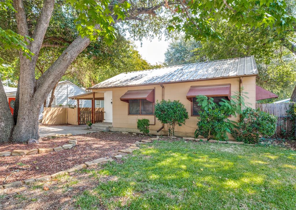 Investor Special in Fort Worth! This 2-bed, 1-bath main home offers 744 sq ft of living space PLUS a converted garage apartment featuring an additional 1 bed, 1 bath, and kitchen. Perfect for house hacking, rental income, or multi-generational living. Situated on a generous lot with a large backyard, this property boasts a covered patio deck, ideal for entertaining or relaxing outdoors. Whether you're looking to expand your rental portfolio or live in one unit and rent the other, this versatile setup offers strong cash flow potential. Conveniently located near major highways, schools, and shopping. Don’t miss this value-add opportunity in a growing area of Fort Worth!