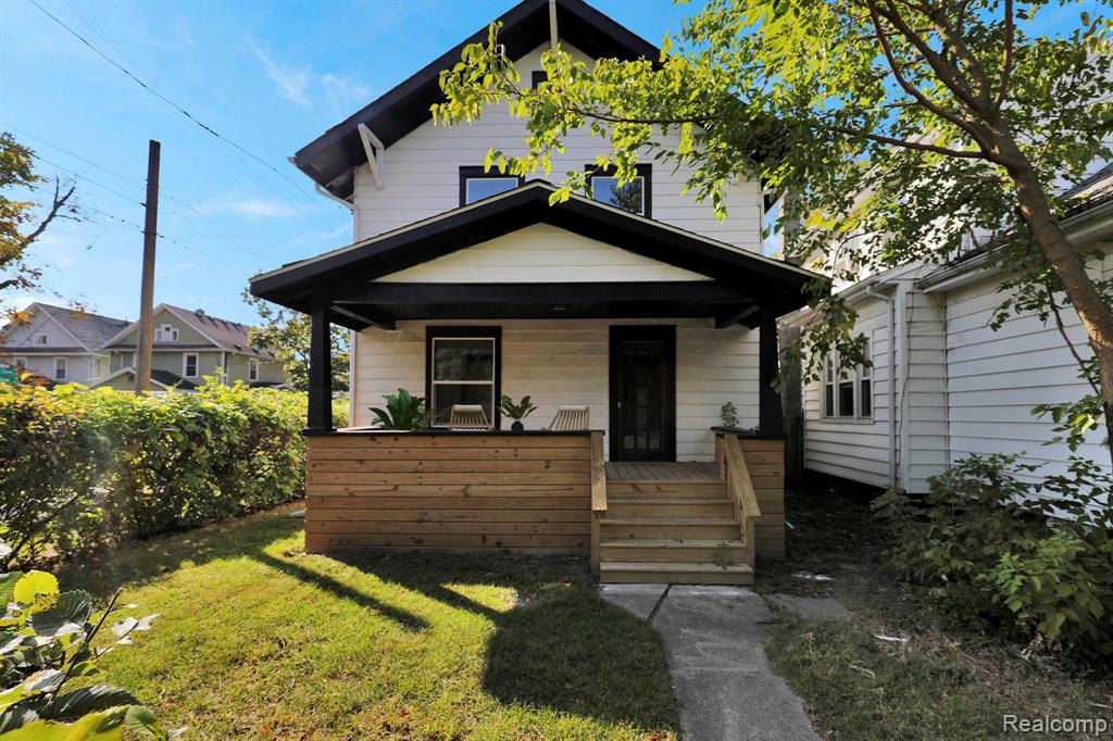 Fully Remodeled Lansing Gem - Modern Comfort Meets Everyday Convenience. Welcome to this beautifully reimagined 4-bedroom, 1-bath home on a large open corner lot in Lansing - where every inch has been thoughtfully renewed for style, comfort, and peace of mind. From the moment you arrive, the fresh exterior, fenced yard, and attached garage set the tone for easy living and lasting value. Step inside to a bright, inviting main level where modern design meets cozy function. The brand-new kitchen shines with white cabinetry, modern tile flooring, a stylish backsplash, and all-new stainless steel appliances offering a clean, modern feel while still keeping a warm, traditional layout perfect for everyday cooking and hosting friends and family. The new bathroom feels like a private spa retreat with new tile floors, a sleek vanity, tub, toilet, and modern fixtures. Every bedroom is filled with natural light and ready to fit your needs, whether it’s a nursery, guest room, or home office. This home is truly move-in ready from top to bottom. Enjoy the comfort of new central air, a 2023 roof, refinished hardwood floor, new lighting and plumbing fixtures, and a brand-new washer and dryer. Step outside to your private fenced yard, a perfect spot for pets, weekend BBQs, or unwinding at sunset. The corner lot offers added space and great curb appeal, making this home stand out in the neighborhood. Best of all, you’re just minutes from Old Town Lansing’s shops, restaurants, parks, and public transportation, combining modern living with urban convenience. Beautifully crafted, ideally located, and ready for its next chapter — this Lansing home is the perfect blend of comfort, quality, and location. Come check it out today.