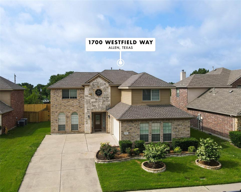 Welcome to this beautifully maintained 4-bedroom, 4-bathroom home located in the sought-after Morgan Crossing neighborhood of Allen. Zoned to award-winning Allen ISD and just minutes from premium shopping, dining, and entertainment at Allen Shopping Centers, this home offers the perfect blend of location, comfort, and lifestyle. Step inside to an inviting open-concept layout with soaring ceilings, abundant natural light, and elegant finishes throughout. The kitchen boasts rich granite countertops with a large island, stainless steel appliances, and plenty of cabinetry—perfect for daily living and entertaining alike. The spacious primary suite is conveniently located on the main floor and features a luxurious ensuite bath with dual vanities, soaking tub, separate shower, and a walk-in closet. Secondary bedrooms are generously sized, each with access to their own full bath, offering flexibility for guests or a growing household. Upstairs, a large game room provides the ideal space for movie nights, gaming, or a play area. The layout includes thoughtful storage, a separate laundry room, and quality finishes throughout. Outside, enjoy the oversized backyard with endless possibilities—add a pool, garden, or outdoor kitchen. The community offers wonderful amenities including a serene lake, walking trails, and a playground—perfect for family-friendly living. This move-in ready gem has it all: space, style, location, and top-tier schools. Don’t miss your chance to call this home in Allen’s Morgan Crossing community yours!