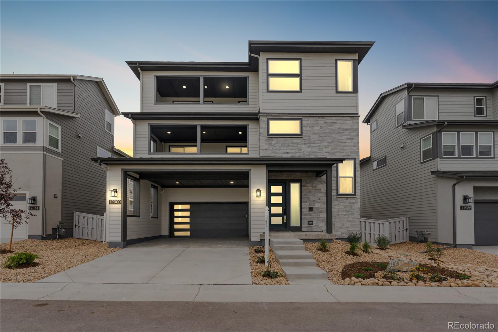 Gorgeous three story home in Lyric at Ridgegate.  This home has 4 bedrooms, 3 bathrooms, fireplace with full height tile surround, iron stair balusters, 2 bay garage, 2 bay car port, and 3 large covered decks.  Design finishes include Shaw CORtec luxury vinyl plank flooring in Madrid Oak, MSI engineered stone counter tops in Cashmere Taj, and Yorktowne cabinets in Gilmore/French Roast and Nicollett/Frappe.  Please contact a community representative for details.