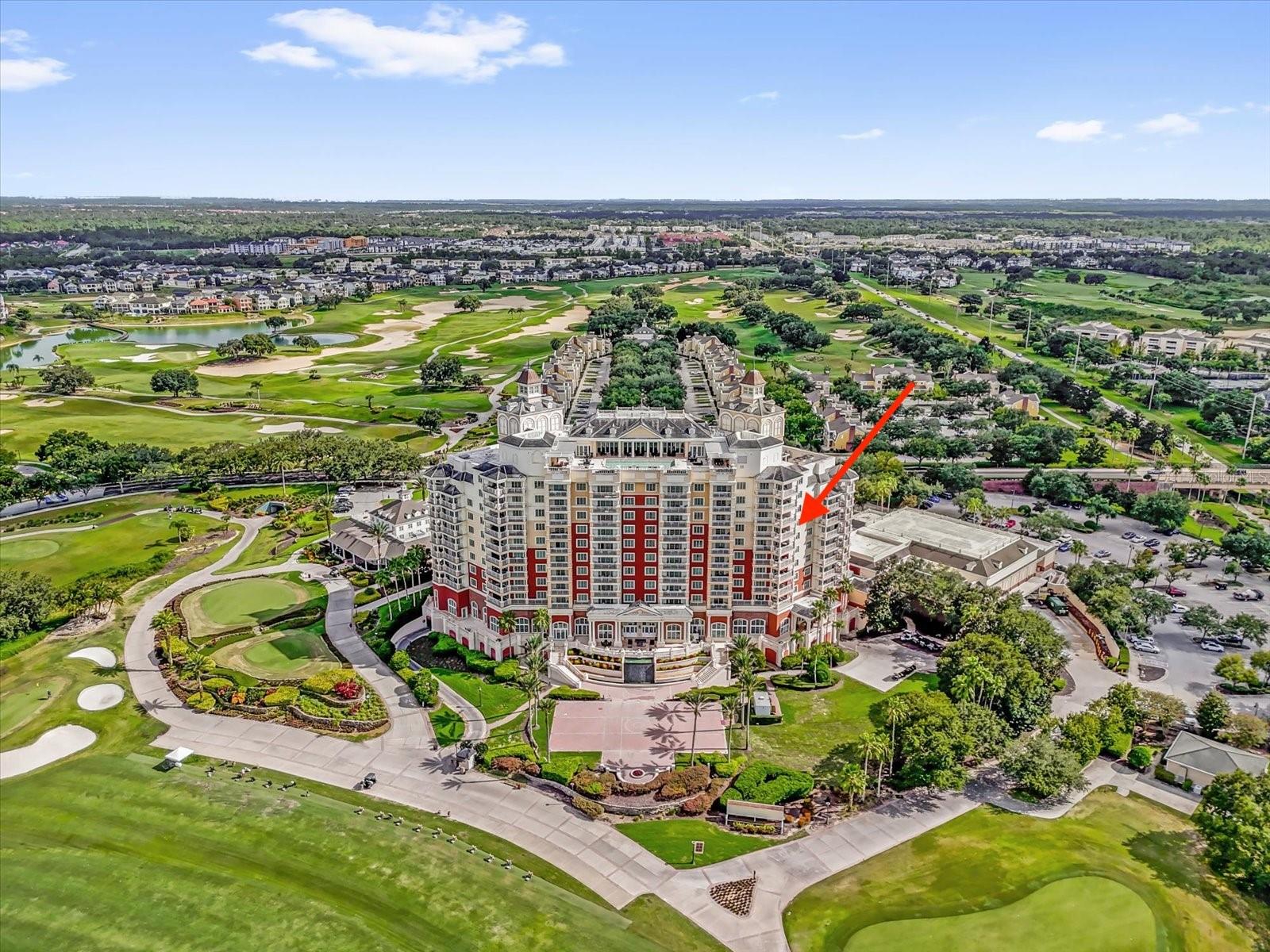 Under contract-accepting backup offers. Fantastic 2 bed 2 bath FULLY FURNISHED condo with AMAZING GOLF VIEWS and nightly DISNEY FIREWORKS from the 237 Sq. Ft. balcony located on the 7th Floor of the Reunion Grande! Recent updates to this beautiful condo include NEW luxury plank flooring in the bedrooms NO CARPET!, a BRAND NEW state of the art refrigerator, NEW furnishings and fixtures. The Spacious Primary Bedroom as well as the Guest Bedroom include double closets, dual sinks, a walk-in shower and Garden tub. You will appreciate the welcoming smiles of the doormen as you arrive home. There is also valet parking & front desk concierge as well as Starbucks coffee & gift shop available for your convenience. The Reunion Grande offers several delicious dining experiences including a Sushi Bar & the 7593 Chophouse both located on the Lobby Level. On the 11th floor there is a rooftop Tapas style restaurant serving a wide variety of delicious cuisine. Sip Savor and relax expansive outdoor space that includes fireplace and pool. Located adjacent to the hotel, enjoy you will find the Clubhouse also serving Breakfast Lunch & Dinner. The Cove & Seven Eagles Pool Pavilion & fitness center are a short walk from the Grtande as well. This condo can be a primary residence, second home or vacation rental property. Great location in the heart of Reunion, a Must See! **ACTIVE REUNION RESORT MEMBERSHIP ASSOCIATED** This property has an ACTIVE MEMBERSHIP which is transferrable to the next owner. Reunion Resort is a 2,300 acre Resort and Golf Community with three championship signature golf courses, a multimillion dollar waterpark located just 6 miles from DISNEY and the parks, 20 minutes to the Orlando International Airport and easily accessible to the major highways.