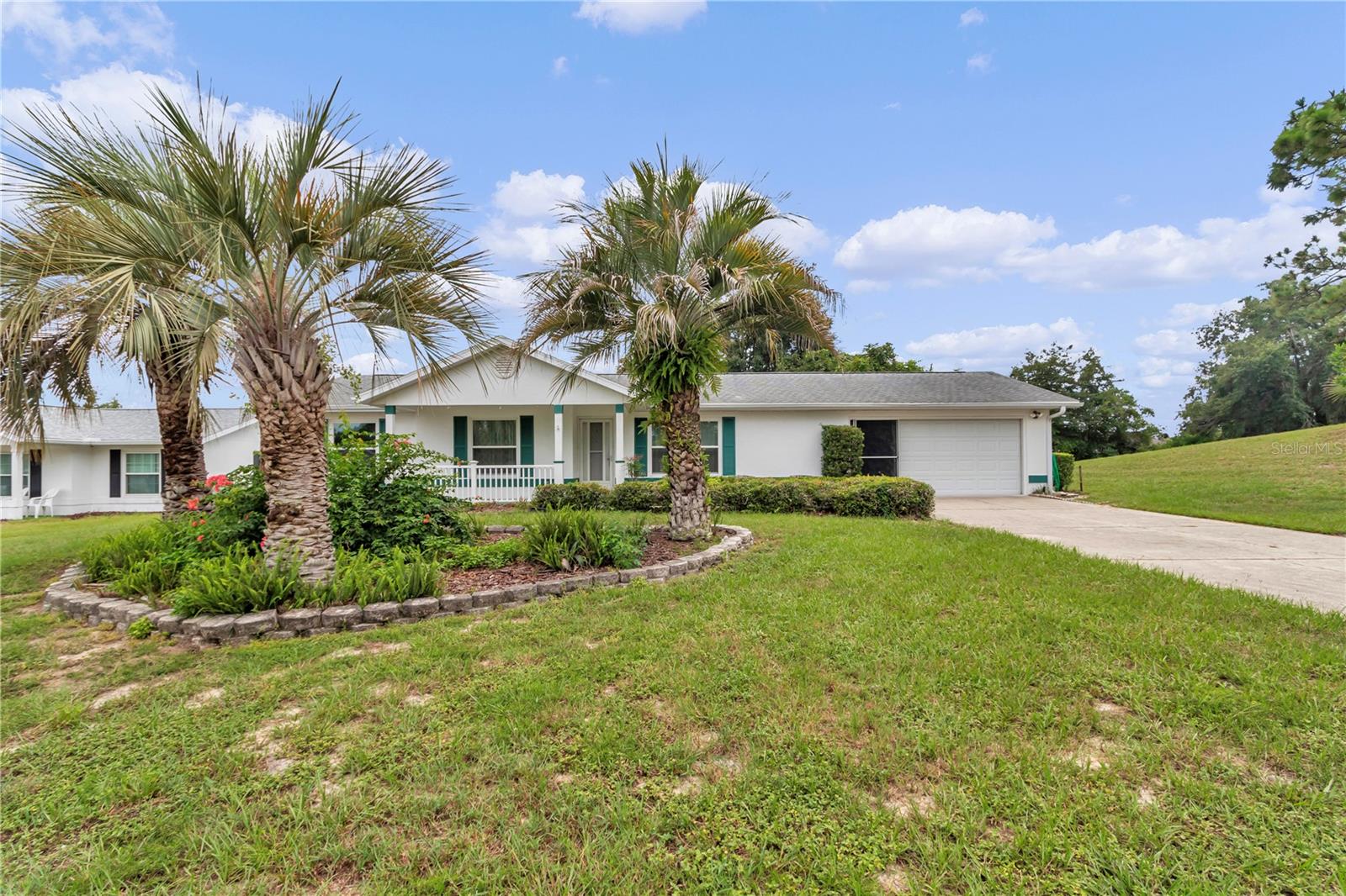 Welcome to easy Florida living in the highly sought-after Oak Run 55+ community! This charming 2-bedroom, 2-bath block home offers just over 1,000 square feet of living space, plus an additional bonus room that provides great flexibility for a home office, hobby room, den, or extra entertaining space.One of the home's standout features is your very own private pool, creating the perfect place to enjoy Florida's sunshine, relax, or entertain friends and family. Several important updates have already been completed, including a roof replaced in 2020, HVAC system installed in 2019, and several windows replaced in 2019.Located within the gated Oak Run Country Club community, you'll have access to an impressive variety of amenities, including multiple clubhouses and pools, fitness centers, golf, pickleball, tennis, social clubs, and activities.With its private pool, bonus room, solid block construction, and valuable updates, this home offers a wonderful opportunity to enjoy the active Florida lifestyle Oak Run is known for!