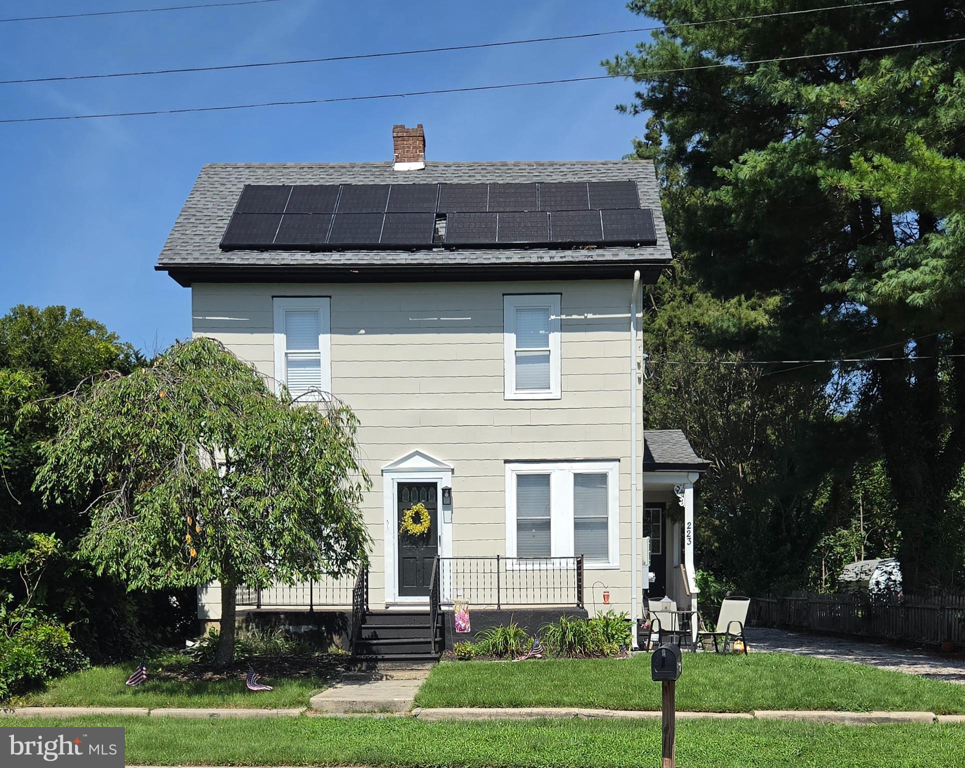 **Reduced** Nicely done 2-story colonial w/ detached garage offers town living in the Borough of Elmer. The home offers Living room, open kitchen into dining area, family rm off kitchen area, main floor laundry and half bath. 2nd floor has 3-bedrooms and a walk up finished attic. There is also nicely sized semi private backyard w/above ground pool for family gatherings. Solar lease-to-own at 139.00/month. Eateries and Grocery within walking distances. Come check it out!