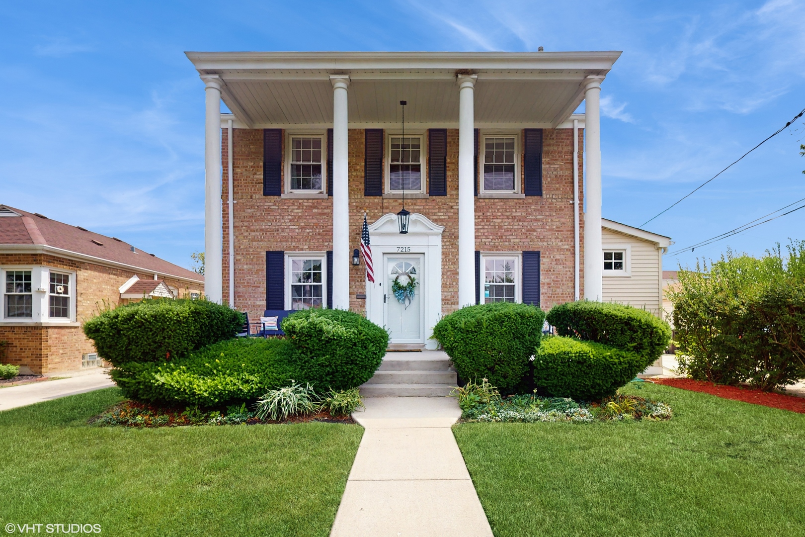 Welcome home! Located in the highly desirable northwest Edison Park neighborhood. This one of a kind Southern Brick Colonial has it all. Stately columns with full width front veranda on extra wide lot. 3bd plus office 3 NEW full baths all with walk-in showers. Bright, light filled sun drenched rooms with tasteful updates throughout. Charming millwork in several rooms. Your white kitchen awaits! Island seating for 4, quartz countertops, white cabinetry. Five burner cooktop and extra large built in oven. Hardwood floors throughout. Living/Dining combo, wood burning fireplace, large 17x19 composite deck off kitchen with additional 24 x 7.5 front veranda adds 512 square feet of ample entertaining space. Tons of storage, 2 car garage with storage loft. Brand new loft side drive and fully fenced in yard. Highly walkable location to parks, schools, and only 5 blocks to train station, shops, restaurants. Meticulously maintained and loved for many years. Come see for yourself!
