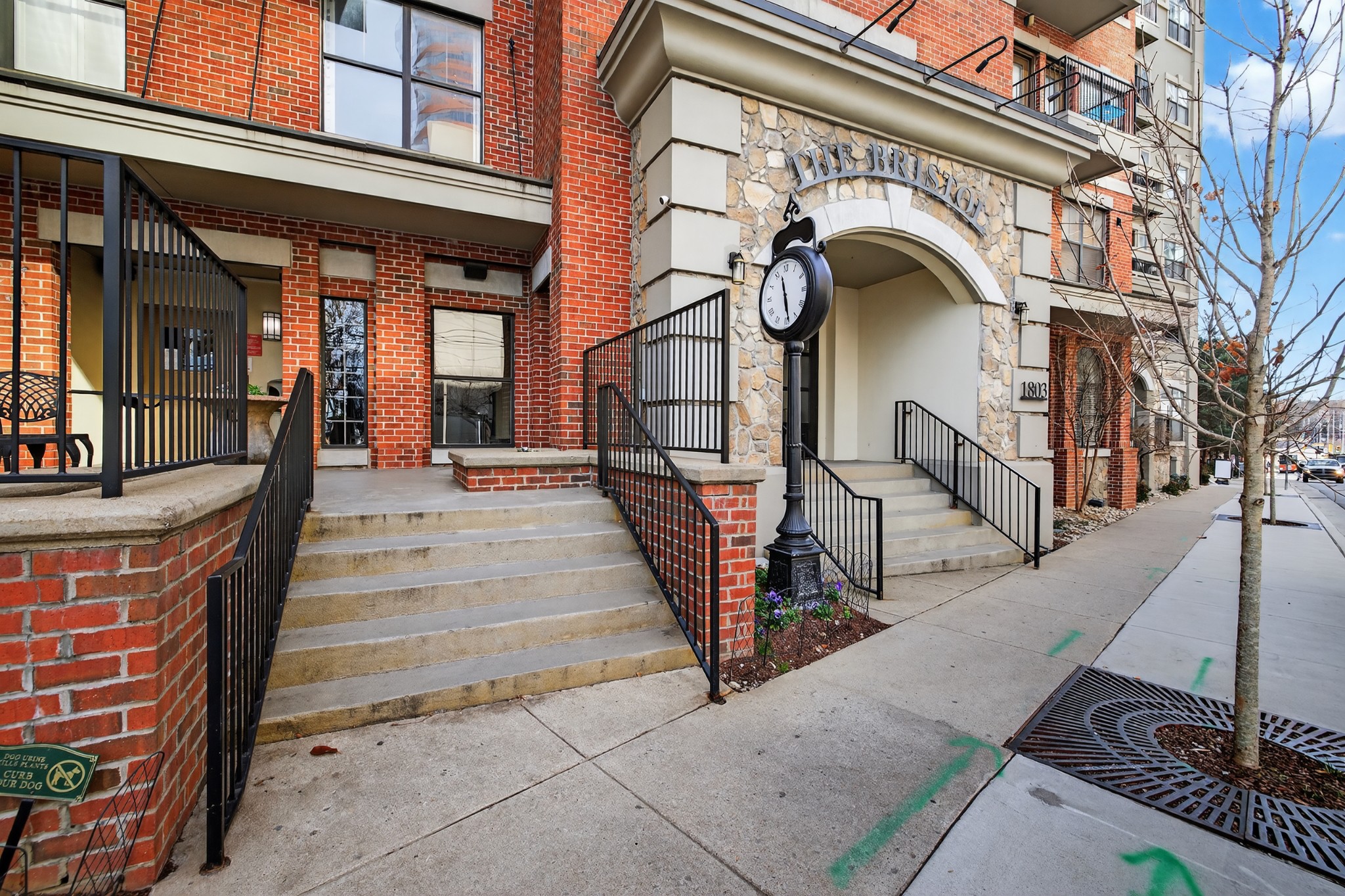 Classic Midtown living at Bristol on Broadway—an extra-generous 820 SF studio that actually lives like it has rooms. Freshly repainted and professionally cleaned, this move-in-ready space keeps the building’s original vibe intact: clean lines, timeless finishes, and the perfect blank canvas to personalize at your pace. Inside, you’ll love the smart layout with defined zones for dining, lounging, and sleeping, plus a full bath with shower/vanity. The kitchen is equipped with refrigerator, microwave, and oven/cooktop, and there’s a separate laundry room with washer & dryer included. Enjoy peace of mind with a brand new water heater! Step outside to a private balcony overlooking the central courtyard.The building delivers on “lock-and-leave” ease with secure entry, elevator access, onsite management, gated parking, and one assigned space—and here’s the kicker: your parking spot is literally steps from the unit, so there’s no long trek when you’re carrying groceries or coming home late. Lifestyle perks include a 24-hour fitness center, elegant resident lounge, and pet facilities. When you’re ready to explore, you’re positioned at the crossroads of Music Row, Midtown, and Downtown, with Vanderbilt and Belmont Universities very close by, plus quick access to I-40 and I-65 for commuting in any direction. Surrounded by Nashville’s best dining, shopping, and entertainment, this is the kind of home base that makes everyday life feel effortless.