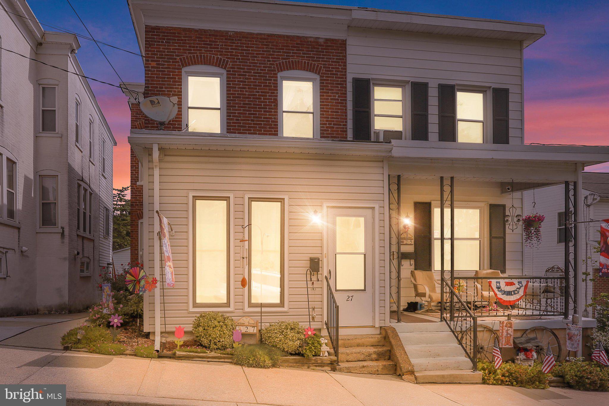 One of a kind updated modern semi detached home in Boyertown offering exceptional character, thoughtful updates, and true move in ready convenience. Meticulously maintained inside and out, this home combines classic charm with modern comfort and offers impressive curb appeal from the front and rear.The first floor features an enclosed porch that provides flexible space for a home office, mudroom, or relaxing entry area. The spacious living room showcases beautiful exposed brick walls and high ceilings, creating a warm and inviting atmosphere. The formal dining room is ideal for entertaining and everyday gatherings, while the custom updated kitchen offers stylish finishes and functionality that will impress any home chef. Convenient first floor laundry provides easy access to the beautiful composite deck overlooking the nicely sized fenced backyard, complete with a shed and off street parking.Upstairs, you will find three generously sized bedrooms, each featuring a ceiling fan, along with an updated full bathroom designed for relaxation. The walk in jetted heated shower tub provides a spa like experience right at home.The finished basement adds valuable additional living space and includes an office area, making it ideal for working from home, hobbies, recreation, or additional storage. Additional features include double pane tilt out vinyl windows throughout, a newer gas furnace, central air, and a newer roof.A rare combination of character, modern updates, flexible living space, outdoor enjoyment, and convenient amenities. This is a home that is truly ready for its next owner. Schedule your showing and see everything this exceptional Boyertown property has to offer.