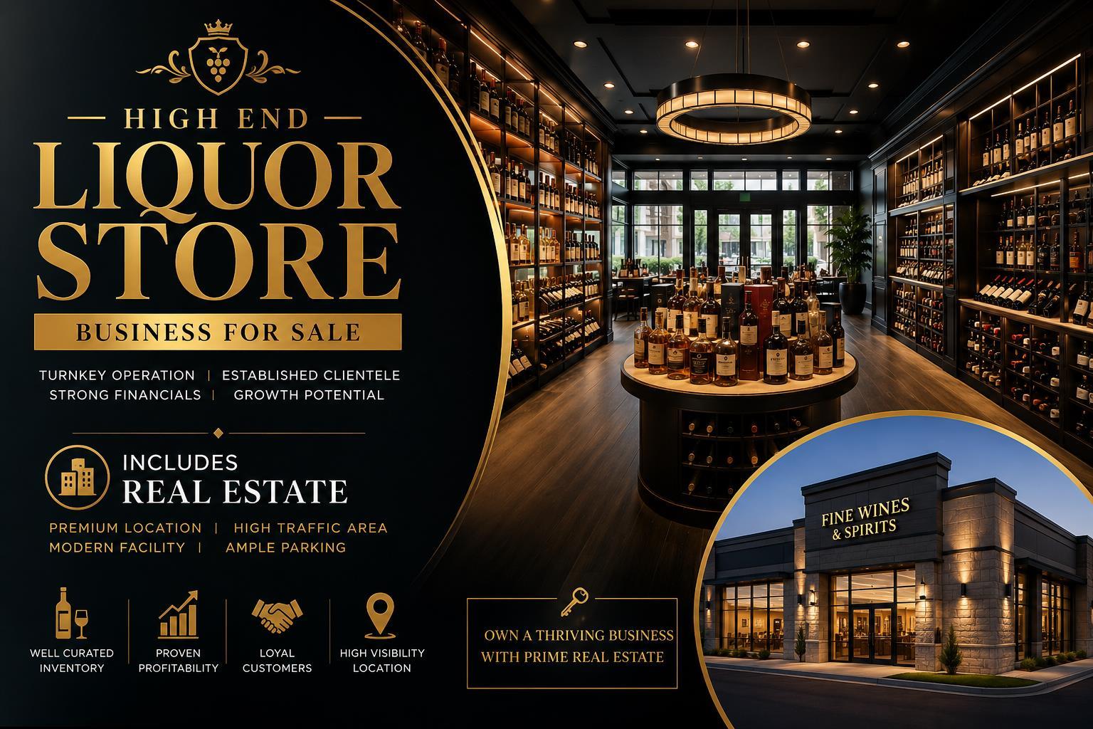 Yes, you heard that right! How often do you come across a real estate opportunity that comes with a fully operational liquor store? We’re excited to present a prime liquor store listing in SW Edmonton, located in a bustling, high-traffic area – a rare find you won’t want to miss! Offering approximately 2,500 +/-sq. ft. of well-appointed retail space, this turnkey operation provides excellent visibility and consistent customer traffic. The purchase price includes both the real estate and the business. Inventory is extra and features a large selection of high-end wines. The premises include a separate wine cellar area, packaging and beer storage space, luxury improvements, and two separate entrance/exit doors for enhanced security. Potential to host wine tastings (subject to municipal permits). The business is currently closed as the owner has relocated overseas; however, it previously maintained a strong reputation in the market. This is an ideal opportunity for an owner-operator or investor. The seller is also open to buy the business and lease the space with market rent, with an option to purchase the real estate within 1–2 years at market value.