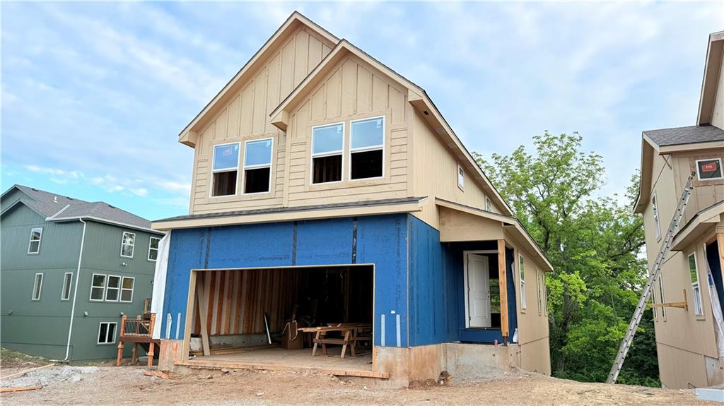 ^^CURRENTLY UNDER CONSTRUCTION: Home will be completed and ready to close Mid to end Oct. For more details, color selections, and upgrades that are included in this price, please call the listing agent who lives on-site in Creekmoor. You can come into the Brand-New Model design showroom located at 1024 Branch wood Lane, Raymore, MO 64083 to see what everything will look like.  

Award Winning Saffron 2 story model home and welcome center open 5 days a week. Call listing agent for more details who lives in Creekmoor. These are the actual pictures on of this model home. The Saffron by award winning Summit Homes. The view from this one is incredible, sit out on your deck of this daylight home-site backing to 12th hole tee box of Creekmoor's championship golf course with tons of trees, you can even see Creekmoor lake off in the distance. Open and spacious main level, 4 bedrooms and 2 baths on the second floor, with the laundry room. The Primary bedroom is oversized, the primary bath has a walk-in shower, walk-in closet, and 2 sinks. The other 3 bedrooms share a full bath with tub and shower combo and 2 sinks. 

***Community Manager & Realtor who lives in Creekmoor also works onsite 5 days a week located at 508 Hampstead Drive, Raymore, MO 64083 

Clubhouse, restaurant open to the public 7 days a week w/ daily lunch and dinner specials, (special monthly event calendar) chef & bartender. Bar, Café, open air patio, 24hr fitness center, men's and women's locker room w/ showers, 3 pools, basketball, tennis, pickleball, championship 18-hole golf, pro golf shop, 2 pavilion event spaces one at the playground & BBQ grilling area, one at Creekmoor lake marina, private boat dock and launch, miles of fitness trails, and 108 acre stocked lake full largemouth bass, crappie, bluegill, catfish and tons of wildlife. Creekmoor lake is designed for paddleboarding, sailing, kayaking, canoeing, and swimming, it’s a no wake lake.