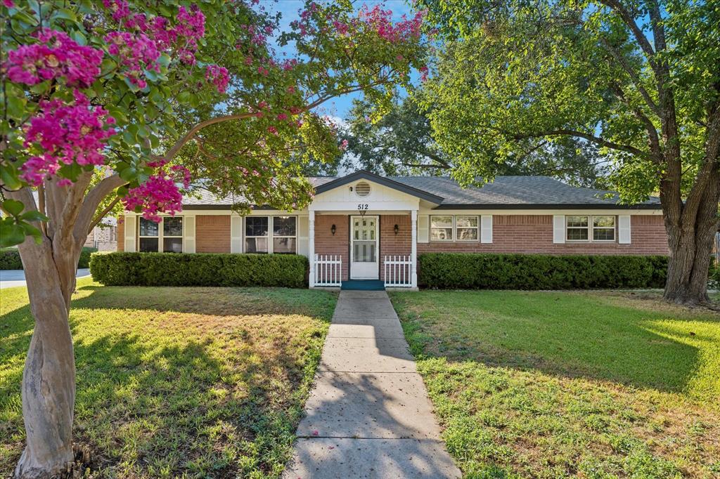 Great opportunity in an established Hurst neighborhood and on a cul-de-sac! This 3-bedroom, 2-bath home with a 2-car garage and additional parking, offers plenty of potential for a buyer ready to make it their own. The blank canvas home features a functional floor plan and is ready for updating and personal touches, an excellent opportunity for a first-time homeowner to make this their custom home!  Two large family rooms, one with a brick Fireplace with gas starter, raised hearth and wood mantle with electrical outlet for mounting TV above the Fireplace.  The second living area is open to the dining area that has a pocket door leading to the kitchen. A standout feature is the additional RV or Boat parking with electrical hookup, providing convenient space for recreational vehicles, trailers, or additional parking.  Additionally, two sheds, one with electricity, is perfect for storage or workshop.  Located in the heart of Hurst with convenient access to shopping, dining, major highways and everything the Mid-Cities area has to offer. Zoned to HEB ISD, the elementary school is just a short distance away.  Zoned to L.D. Bell High School, where an impressive new state-of-the-art campus is currently under construction and anticipated to open for the 2028–2029 school year.  Estate property being sold AS IS.  AC and Furnace were replaced in 2023, Hot Water Heater replaced in 2020 and Roof replaced in 2019.  The home has lots of character and is ready for its new owner to come in and make it shine!  Seller will make no repairs. No Seller's Disclosure Notice is available. Buyer and buyer's agent to verify all information, measurements, schools and property condition.  Don't let this one get away!  Come out and view today and let's make this your new home sweet home!  HOME IS BEING SOLD AS IS. NO REPAIRS WILL BE MADE.