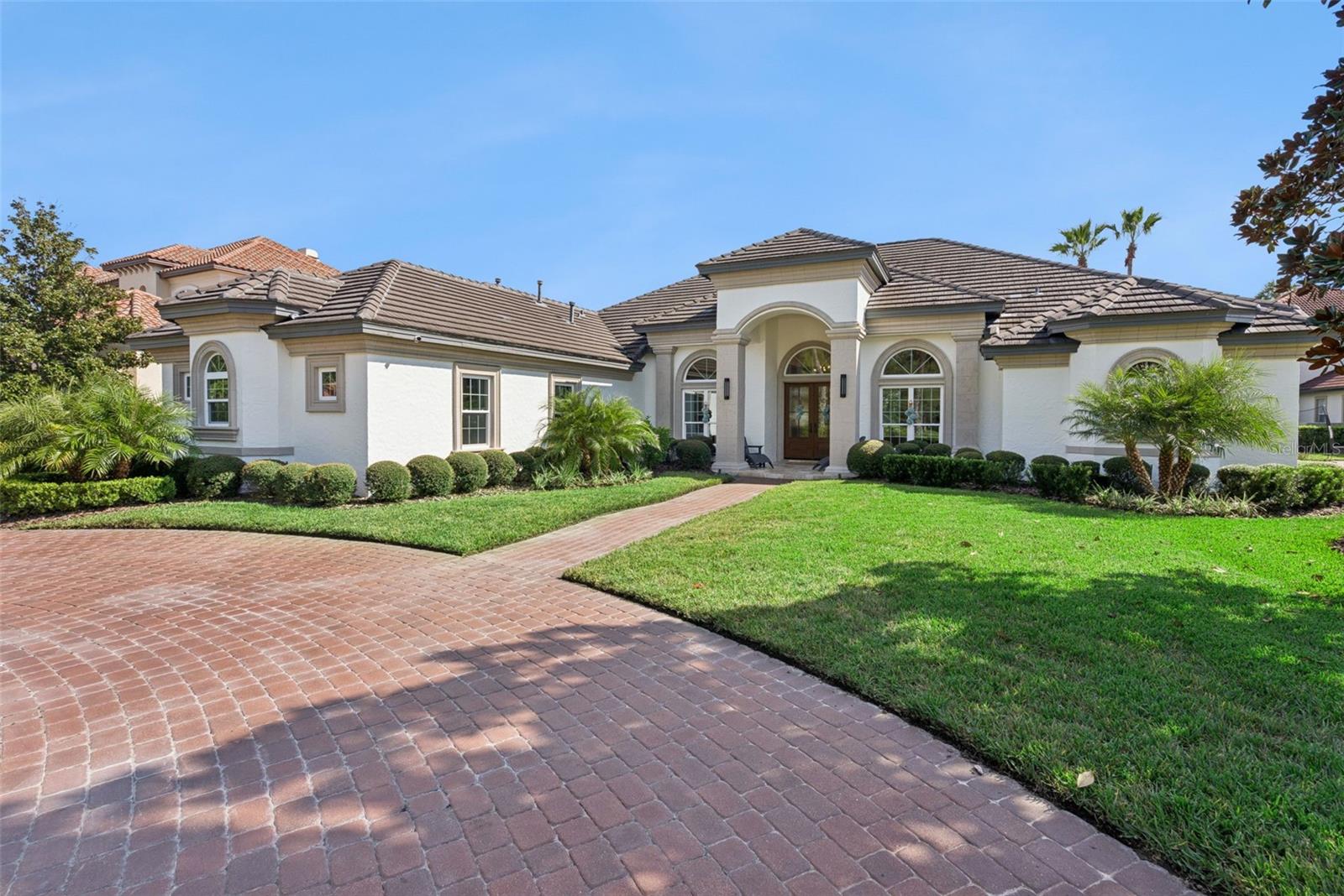 Set on a quiet cul-de-sac in the guard-gated golf and tennis community of Alaqua Lakes, this beautifully updated single-story home enjoys serene water and conservation views backing to the Wekiva Preserve. The thoughtfully designed floor plan offers four bedrooms, a private executive office with custom California Closets wraparound desks, and a spacious bonus room renovated to restore its natural light.The outdoor living space is a true highlight, featuring a fully renovated pool with a pebble finish, sun shelf, glass tile, travertine decking, pool equipment and heater [2025]. Bistro and landscape lighting [2025] create a welcoming evening atmosphere, while the expansive covered lanai offers plenty of room for relaxing, dining and entertaining. The screened pool enclosure was replaced, the yard is fenced with puppy pickets, and refreshed landscaping with ProVista sod [2024] enhances both the front and backyard.Inside, the home features Pella windows and front doors [2025], whole-house interior and exterior paint [2022], stainless-steel refrigerator and dishwasher, and a custom built-in pantry. The spacious primary suite includes renovated closets with California Closets systems and updated flooring [2023], along with updated countertops, sinks and cabinetry in both primary bathroom areas. Additional improvements include the roof [2021], replaced HVAC systems (2016 & 2020), a replaced gas water heater with timer [2023] and a termite bond with Sentricon protection [2026].Enjoy refined single-level living, a private natural backdrop and exceptional outdoor entertaining—all within one of Central Florida’s most sought-after golf and tennis communities.Alaqua Lakes offers an exceptional collection of community amenities, including Har-Tru clay tennis courts, basketball and beach volleyball courts, a playground, multipurpose sports field and a resort-style swimming pool. Residents can also enjoy a spacious pavilion with convenient restroom facilities, beautifully maintained common areas and on-site community management. The community is close to excellent restaurants, shopping and Seminole County’s network of more than 50 miles of paved multi-use trails for walking, running and biking. Convenient access to I-4, SR 417 and SR 429 also puts Central Florida’s state parks, world-famous theme parks and beautiful Atlantic and Gulf Coast beaches within easy reach.