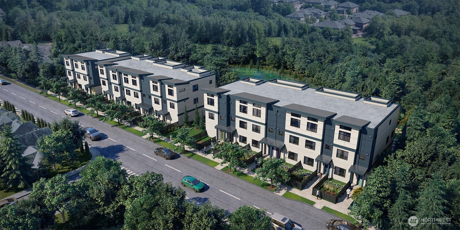 Welcome to Tambark15 by MSR Communities; a contemporary collection of 15 new construction townhomes in Bothell, WA. This thoughtfully designed community is steps from peaceful Tambark Creek Park, along w/ protected growth area behind. Plan 2119 features MSR's signature  light-filled, open design along with a guest suite on entry-level & office on main floor. Primary suite & 2 additional beds on upper floor. Luxury finishes thru-out including 3cm Quartz counters, full-height Porcelain tile backsplash, LVP flooring. Smart home features: Cat-6 wiring, outlets w/ USB charging, pre-wiring for EV charger in garage, & Ring doorbell system. Utilize the 2-car, side-by-side garage with additional driveway parking spaces. Plenty of room for you and your guests. Near top-rated schools, lively Mill Creek Town Center, & quick access to I-405. Tambark15 perfectly accommodates your lifestyle: working, living, and relaxing. Home is waiting at Tambark15. Buyer Broker & Customer registration policy: Buyer’s Broker must be registered as the buyer's broker of record on the buyer’s 1st visit to receive the offered commission or commission is reduced.
