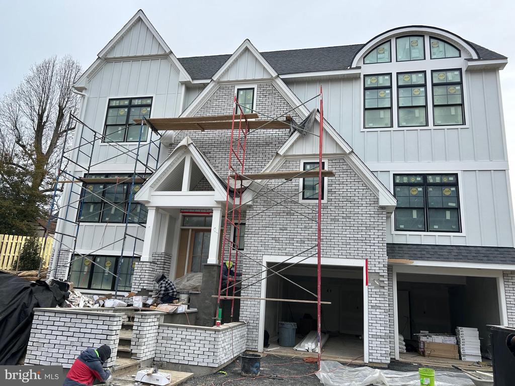 Quick delivery new construction built by local custom builder, Craft Custom Homes, LLC! Ready for end of March delivery. Welcome to 605 Centennial Avenue in Media Borough - a short distance to State Street's shops, many restaurants and entertainments spots. The 2-car garage leads to the ground level recreation room with a wet bar and convenient half bathroom. This is the 1st stop for the 3-stop elevator! The main floor has the great room with coffered ceiling, gas fireplace, and beautiful 7.5 inch engineered wood plank flooring. The spectacular kitchen with breakfast bar island is highlighted by the adjoining scullery kitchen which also services the adjacent dining room, perfect for entertaining. Also on this level is another convenient half bathroom and the all important home office with a concealed entrance for privacy. The 2nd floor has the spacious primary bedroom and the unique primary bathroom with "wet room". Also on this floor are 2 junior suites each with their own en suite bathroom. The 3rd floor offers the 4th and 5th bedrooms sharing a Jack & Jill bathroom. Outside you'll find the covered porch, perfect for entertaining overlooking the fully-fenced rear yard. There is gate access to the short walking path to 6th street for a more convenient walk to town!