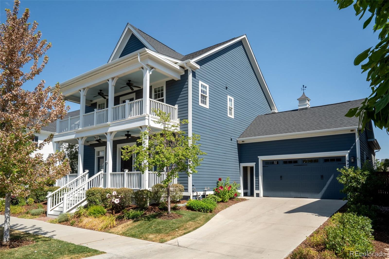 Positioned on a generous lot, this stunning Parkwood Cape May residence makes an undeniable statement with two inviting covered decks that create classic, unforgettable curb appeal. Thoughtfully crafted across three finished levels, the home displays exceptional millwork throughout—from crown molding and cased windows down to the rich hickory hardwood floors gracing the main and upper levels. The dramatic foyer is flanked by a formal dining room and a private home office complete with sleek pocket doors. The gourmet kitchen is a chef’s dream, featuring ceiling-height cabinetry, timeless granite countertops, and premium Thermador appliances. This open layout flows effortlessly into light-filled gathering spaces designed for everyday living and elevated entertaining. For added convenience, the main floor includes a full bathroom and a thoughtfully designed mud room off the garage with a large storage closet. Head upstairs to discover three spacious guest bedrooms, two well-appointed full bathrooms, and a conveniently located laundry room. The primary suite serves as a sanctuary, featuring a luxurious five-piece bath, a walk-in closet with custom organization, and a private "pajama deck."The expansive, fully finished lower level offers an exceptional retreat, complete with a large great room, mini kitchen, guest bedroom, full bath, and ample storage, making it ideal for visitors or multi-generational living. Step outside to a composite deck overlooking the landscaped grounds, creating a peaceful outdoor sanctuary. Additional highlights include an attached 3-car garage outfitted with a dedicated workbench, outlets with easy electrical access for art enthusiasts, exterior lighting featuring dawn-to-dusk programming, and holiday lighting outlets with timers. Situated on a quiet street close to Wicker Park and walkable to Northfield High School, this Central Park residence combines classic architectural elegance with modern luxury to present an extraordinary opportunity!