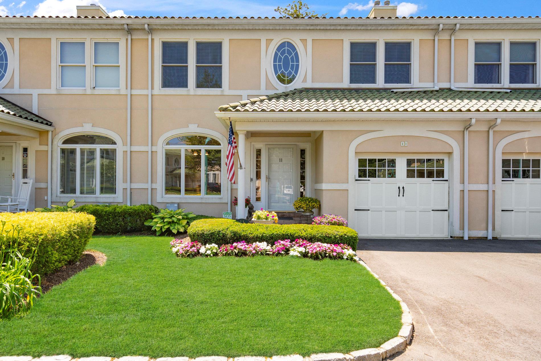 Beautifully Renovated and Decorated Townhouse with 1,991 Square Feet and a 241 Square Foot Attached Garage in the Villa Promenade Gated Condo Community of Bay Shore. Enter into the Hallway with Cathedral Ceiling to 2nd Floor, Interior Garage Access to Right, Eat-in-Kitchen to Left with Granite Island and Countertops, Stainless Steel Appliances with Refrigerator, Gas Stove, Dishwasher & Microwave. Living Room / Dining Room with Sliding Doors to Private Teak Deck, Half Bath & Door to Basement. 2nd Floor Features Primary Bedroom Suite with Carpeting, 2 Walk-In California Closets and Newly Remodeled Primary Bath with a Double Sink Vanity, Tub and Shower. 2 More Bedrooms on 2nd Floor, Full Bath with Tub, Laundry Area and Linen Closet. Pull Downstairs to Attic, Full Basement, Partially Finished, with 4 Closets and Walk-In Closet Used as a Wine Cellar with Ability to Convert to Elevator. Hardwood Floors & Carpeting Throughout. Architectural Panels. Alarm System. Common Charges of $475/Month Includes Water, Cable TV & Sewers. Conveniently Located Walking Distance to North Shore Southside Hospital, Restaurants and Shops on Main Street, Bay Shore and Minutes to Fire Island Ferries. VIRTUAL TOUR: https://sites.allmediatours.com/11villapromenade