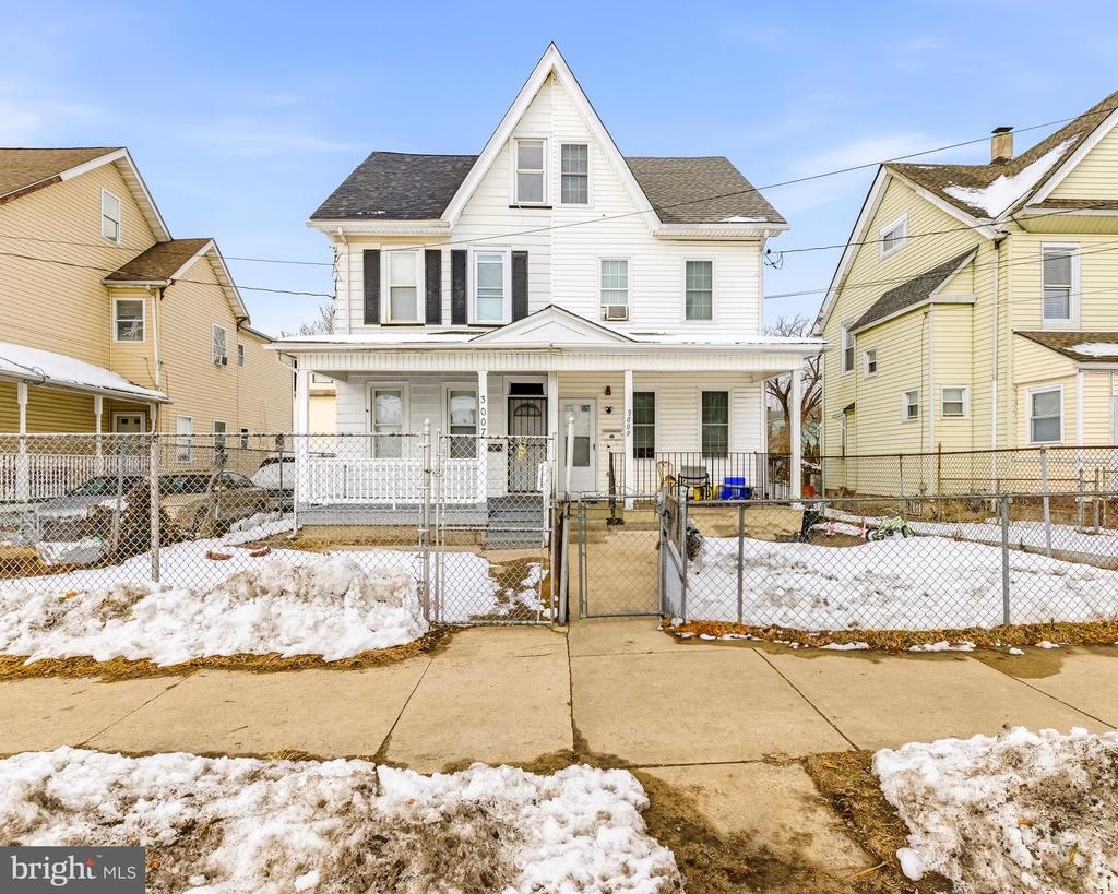 Sprawling recently renovated FIVE bedroom home in the extremely desirable Cramer Hill section of BOOMING Camden!!! Property features fresh custom paint job, updated flooring, contemporary lighting & fixtures and six-paneled doors throughout as well as replaced sewer line & original woodwork. Open concept living room flows into spacious dining room, leading into fully remodeled kitchen. Gorgeous kitchen boasts tile floors, granite countertops, stylish blue shaker cabinets, tasteful tiled backsplash & stainless steel appliances. Primary suite on the first floor with dedicated entrance! En suite bathroom features tile floor, custom tiled shower and new updated vanity. Laundry room is located on the first floor as well. Three generously sized bedrooms upstairs as well as a huge full bathroom to match the one downstairs except with a timeless tiled tub surround. Third floor offers large loft that would serve as a perfect fifth bedroom. Don't miss out on this unique property, schedule a private tour TODAY!