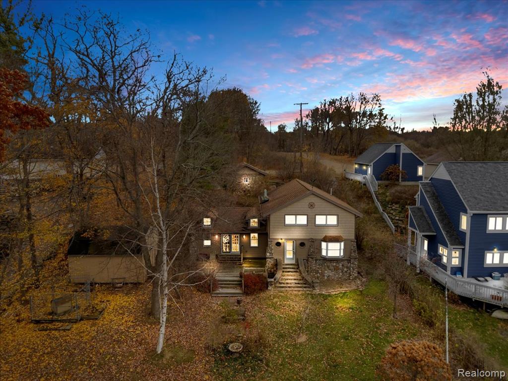 Discover the charm of this Stone Cottage on beautiful Big Fish Lake! Enjoy peaceful mornings with scenic views across to State Land on this quiet, all-sports lake. This 4-bedroom, 2-bath home sits on a spacious double lot and offers endless potential for the right buyer. Features include a dog run, oversized shed, and plenty of outdoor space to make your own. Home needs TLC and is being sold AS IS. Perfect for investors or anyone looking to bring new life to this lakefront gem.