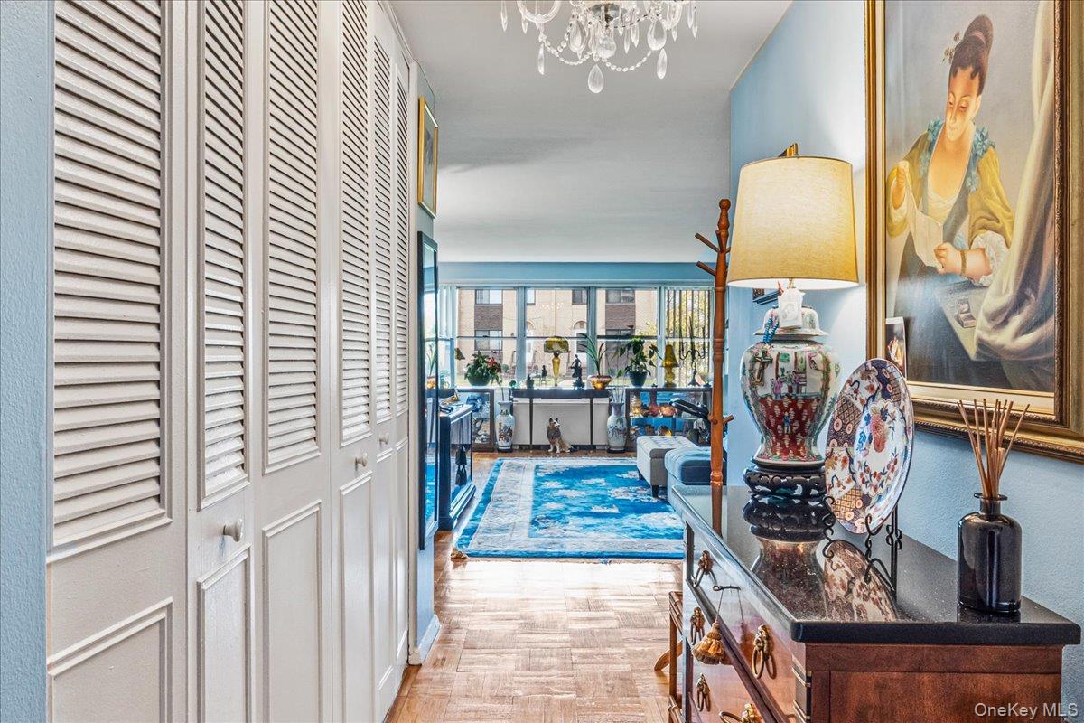 Experience elegant living in this beautifully updated one-bedroom deluxe apartment at the pet-friendly Americana building at the Towers at Water’s Edge. This spacious and stylish residence features a fully renovated kitchen with granite countertops, tile backsplash, stainless steel appliances, and generous cabinet space. The open-concept living and dining area offers a warm and inviting atmosphere, perfect for relaxing or entertaining. The oversized bedroom provides a comfortable retreat, complemented by a modern, tastefully updated bath.Residents enjoy a full-service lifestyle with amenities including a 24-hour doorman, fitness center, seasonal heated pool, pickleball and tennis courts, on-site convenience store, beauty parlor, dry cleaners, and both garage and lot parking options. Conveniently located just minutes from shops, dining, and public transit, this apartment offers a sophisticated and comfortable way to enjoy life at the Towers at Water’s Edge.