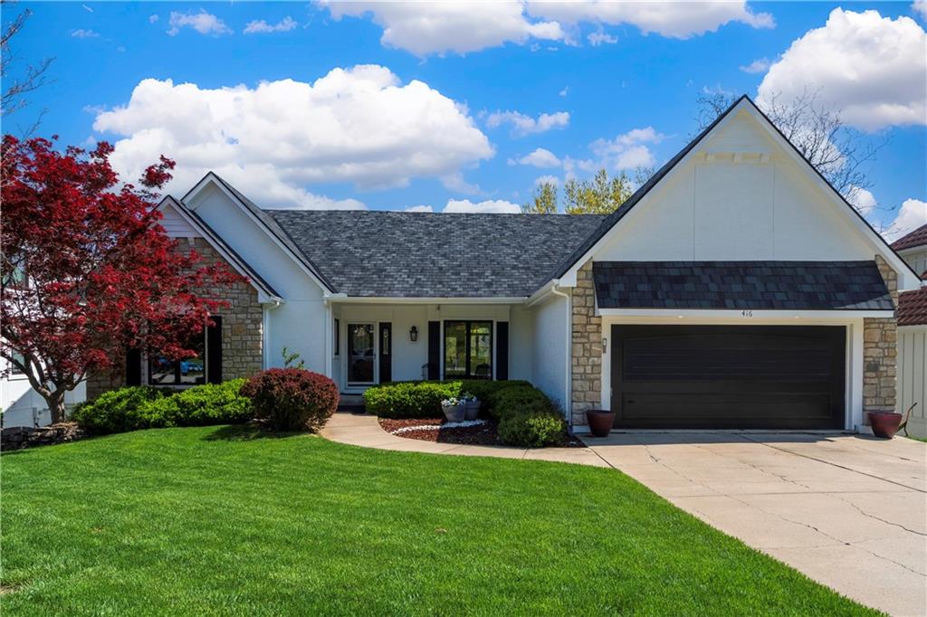 HUGE PRICE REDUCTION!  OPEN SUNDAY 12-3.  Lakefront in Lakewood!  Nestled in the serene community of Lakewood, this beautiful lakefront home offers all the amenities and luxuries of lake life. This residence boasts three spacious bedrooms and three full baths, with an additional room on the lower level that can be used as an office or a non-conforming bedroom. Upon entering, you are greeted by a stunning entryway that leads into a large and inviting living space, featuring a dining room, living room, and an eat-in kitchen with vaulted ceilings, beautiful hardwood floors, and a cozy two-sided fireplace. Adjacent to the kitchen, you'll find a huge pantry and laundry room, perfect for extra storage and convenience. The lower level of the home is finished and provides ample space for entertainment and storage, with a covered deck that offers a tranquil outdoor setting. The upper deck spans the entire backside of the home, accessible from the primary bedroom, living room, and kitchen, allowing for easy enjoyment of the breathtaking and peaceful views. This expansive deck is ideal for gatherings with family and friends. Living in the Lakewood community comes with additional perks, including access to a swimming pool, golf course, marina, play area, and tennis courts. Here, you can experience the ultimate in luxurious lake living with a multitude of recreational and relaxation opportunities at your doorstep.  For more information on Lakewood and its amenities, please visit https://lpoa.com/