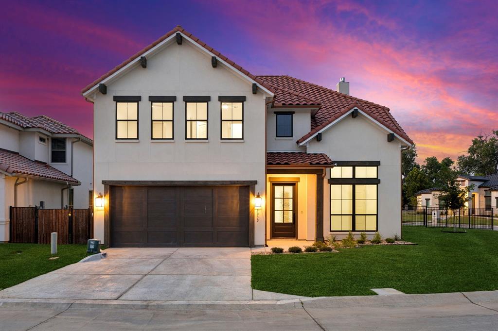 Don’t miss this exceptional brand-new custom home, just completed and located in The Resort on Eagle Mountain Lake, the only 24-hour gated and guarded golf course and lake community in the area. Situated on a desirable corner lot with beautiful lake views from the backyard, this two-story stucco home combines thoughtful design, custom craftsmanship, and effortless indoor-outdoor living. From the moment you enter, you’ll notice the custom details, including wood ceiling treatments in the entry, office, bedroom, living room, and primary suite, along with cedar accents throughout. Abundant natural light fills the home, highlighting the open-concept living, dining, and kitchen areas. Two sets of sliding glass doors open to an oversized covered patio, creating the perfect setting for entertaining or relaxing while enjoying the backyard and lake views. The spacious primary suite features a luxurious en-suite bath and an oversized closet with direct access to the laundry room for ultimate convenience. The first floor also includes a flexible secondary bedroom or office and a full bath. Upstairs offers an additional living area with a wet bar, two more bedrooms, one with its own en-suite bath and another full bath complete upstairs, providing plenty of space for family and guests. Life at The Resort extends far beyond your front door. Residents enjoy an incredible array of amenities, including an 18 hole golf course, clubhouse with restaurant and bar, two resort-style pools, fitness center, pickleball and basketball courts, playgrounds, golf cart trails, and a private beach with pergolas overlooking Eagle Mountain Lake. Boating enthusiasts will appreciate exclusive lake access, a private boat ramp, and boat slips available for purchase. Ideally located approximately 30 minutes from DFW Airport, Downtown Fort Worth, and the Historic Stockyards, this stunning home offers a rare opportunity to enjoy a true resort lifestyle with convenient access to the best of Fort Worth.