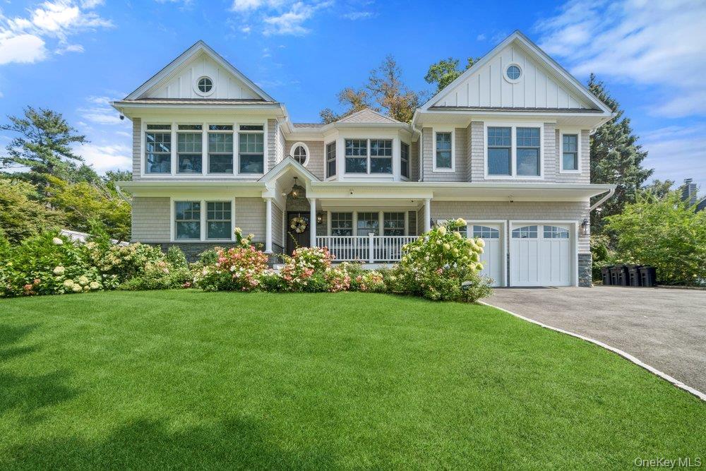 Welcome To This Magnificent and Newly Constructed and Remodeled Colonial By A Masterful Builder in 2024, in the Heart of East Island of Glen Cove. This Spectacular House with Serene View and Glimpse of Long Island Sound, Blends Classic Elegance with Spectacular Design. An entertainer's Dream Home Offering Privacy, Serenity and Plenty of Room to Entertain indoor and Outdoor. This Beautiful Designed Home Offers Beautiful Layout with High-End Finishes and Exceptional craftsmanship Throughout. The Main Level featuring Entry Foyer With Dramatic High Ceiling, formal Dining Room, A Grand Designer Gourmet Eat In Kitchen with Beautifully selected Island, Custom Cabinetry, High End Stainless Appliances, On the Side of the Kitchen, Mudroom with Access to Backyard, Pantry with Custom Cabinets, Customized Laundry Room, Sun Filled Living Room/Den With Vaulted Ceilings and Fireplace, Guest Bedroom with Ensuite Full Bathroom, Elegant Powder Room.  On the Second Level, Luxurious Primary Suite with Vaulted Ceiling and Breathtaking View Of Long Island Sound, Double Fireplace with Beautiful Sitting Area, Spa Like Ensuite Full Bathroom with Double Sink and Designer soaking Tub and Standing Shower, Grand Customized Walk-in Closet, Junior Suite With Vaulted Ceiling and Ensuite Full Bathroom, Generous Size Bedroom with vaulted Ceiling and Full Elegant Bathroom.  Lounge Room/Office with Romantic Balcony Overlooking the Backyard.   In the Lower Level, Finished Basement Great Space for Recreation and Play Room, Gym, Sauna, Utility Room.  Additional Features Hardwood Floors, Recess Lighting, Central Vacuum. Welcoming Front Porch, Beautiful Backyard Oasis Perfect For Outdoor Summer Entertainment. Come and Experience This Incredible Home and the Unparalleled Living Experience it Offers In Morgan Island. This listing May Include Images that Have Been Digitally Altered, Enhanced for Illustrative Purposes, or Virtually Staged. Original, Unedited Images Are Available upon Request.Interior Features